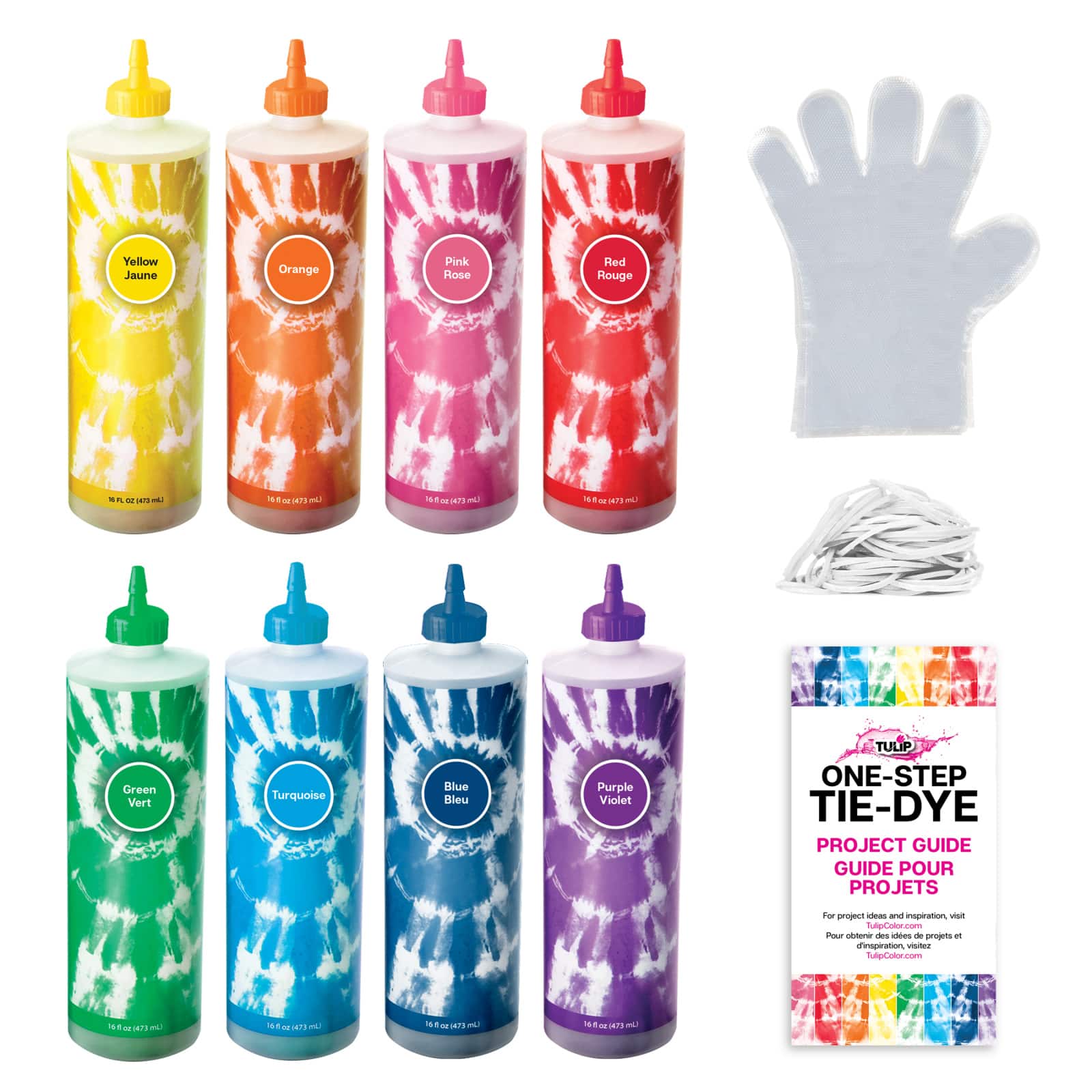 4 Pack: Tulip® Block Party One-Step Tie-Dye Kit