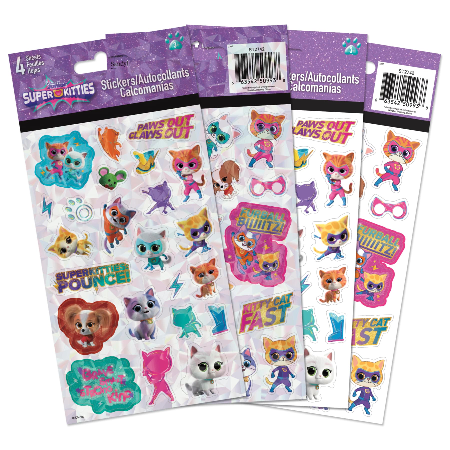 Disney® Junior Super Kitties Stickers