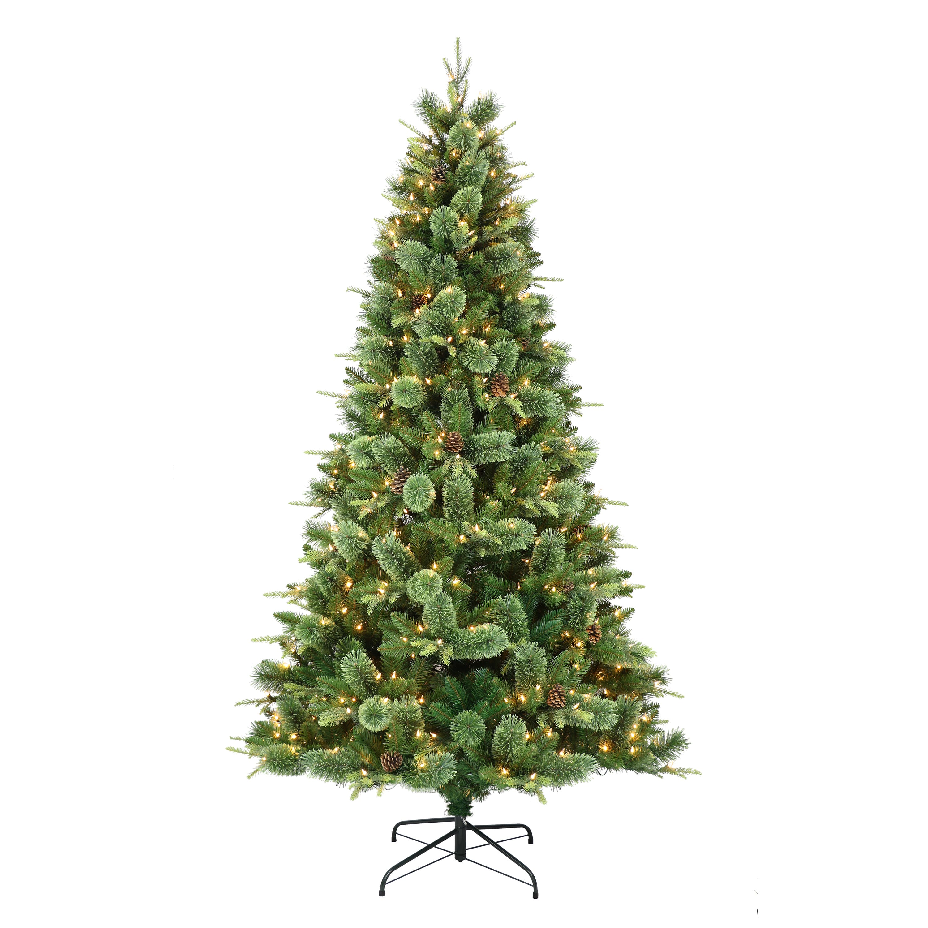 7.5ft. Pre-Lit Montana Pine Artificial Christmas Tree, Clear Lights
