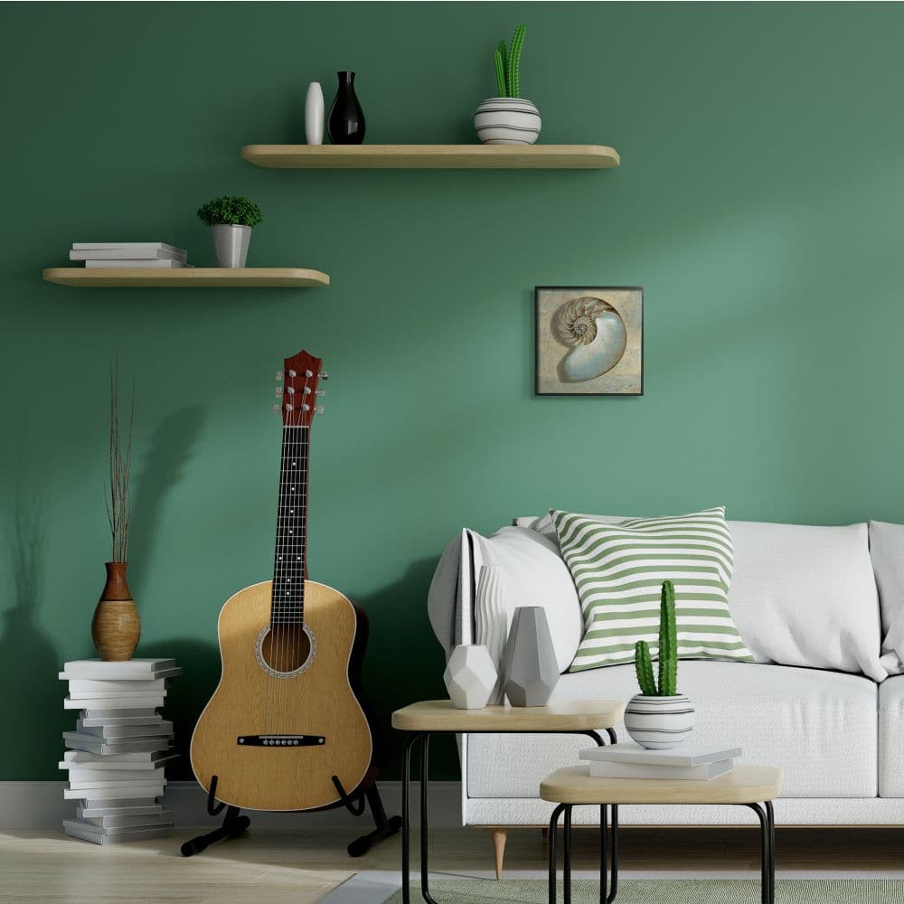 Stupell Industries Shell Beach Objects Design Black Framed Wall Art