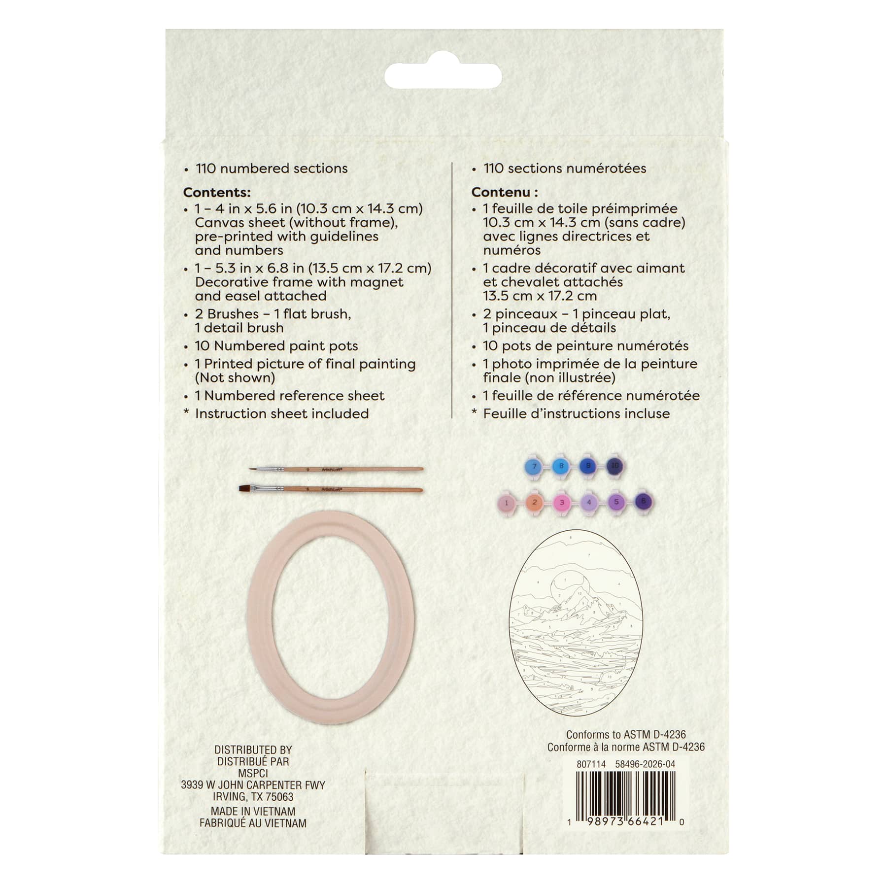 Mountain Paint-by-Number Framed Mini KIt by Artist's Loft®