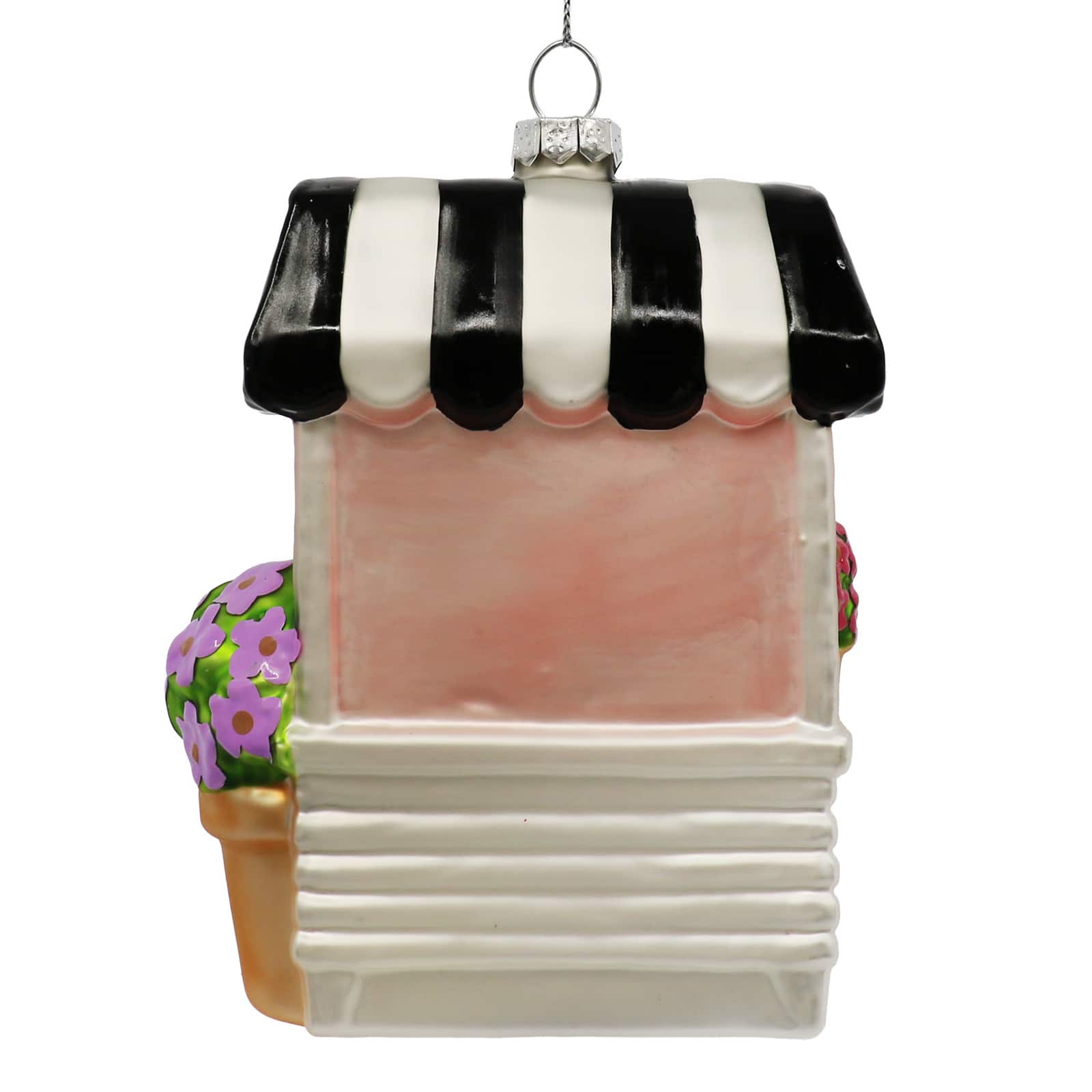 4.5" Flower Cart Glass Ornament by Ashland®