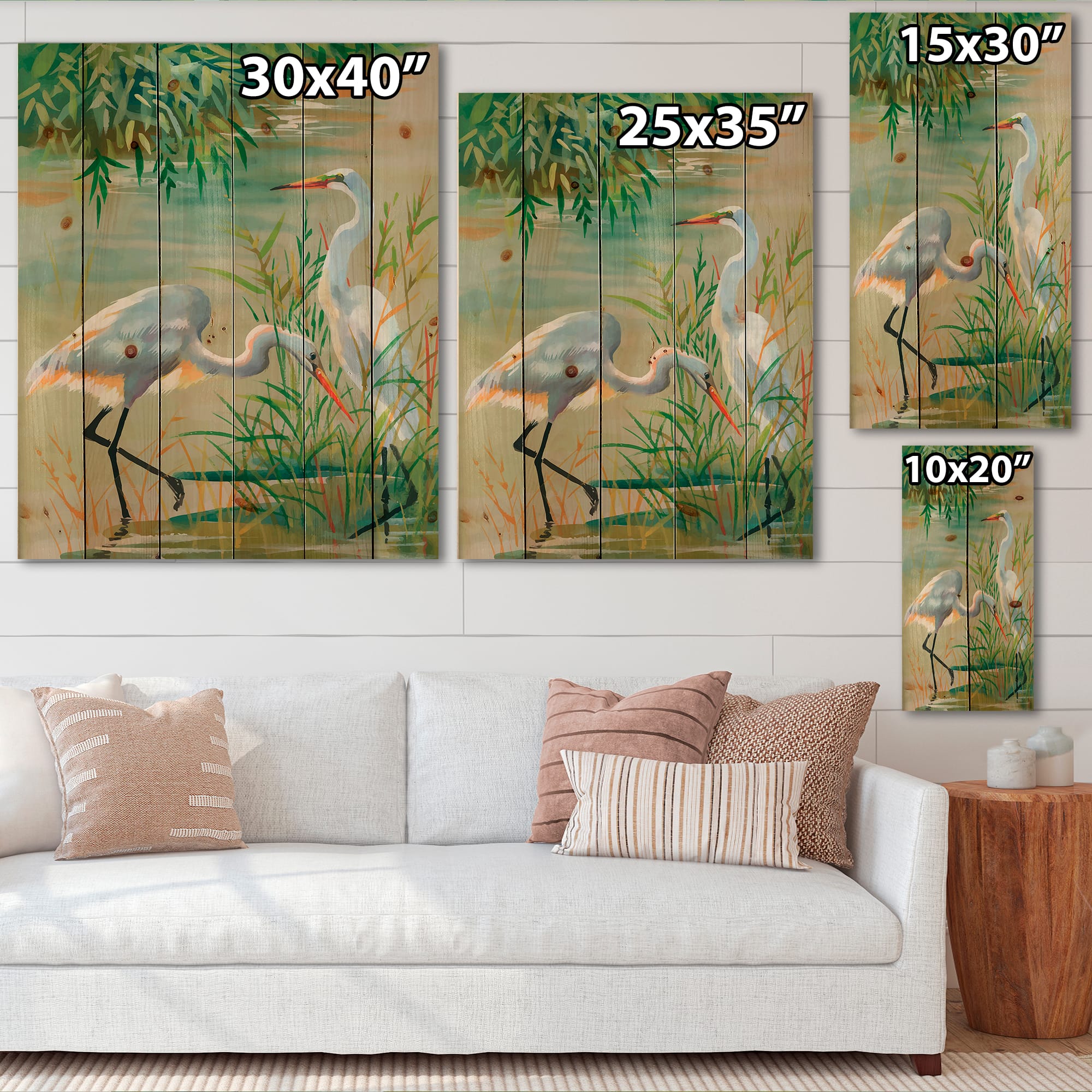 Designart - Heron Birds I