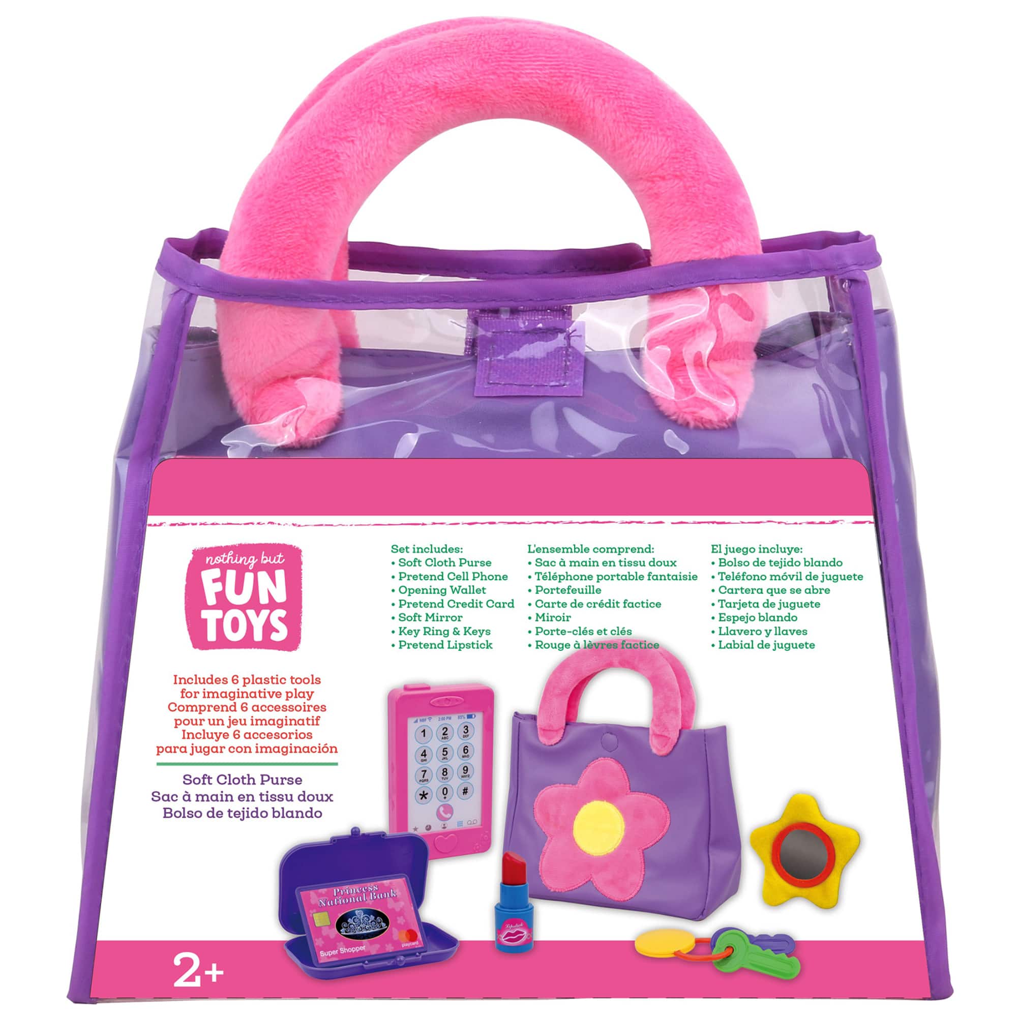 Nothing But Fun Toys Let's Pretend Purse Play Set