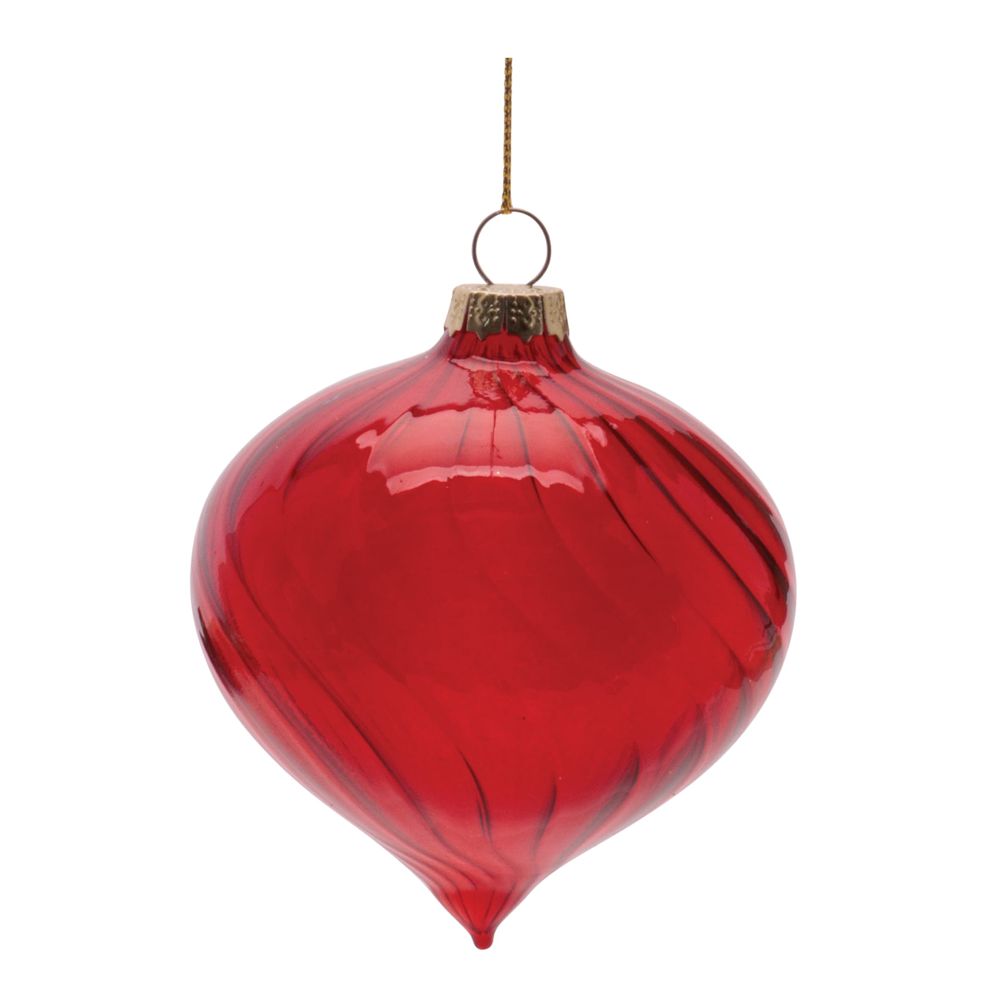 Melrose Swirled Glass Ornaments Set