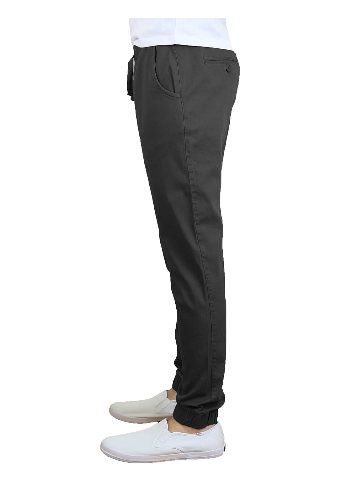 Galaxy By Harvic Slim Fit Basic Stretch Twill Men's Joggers