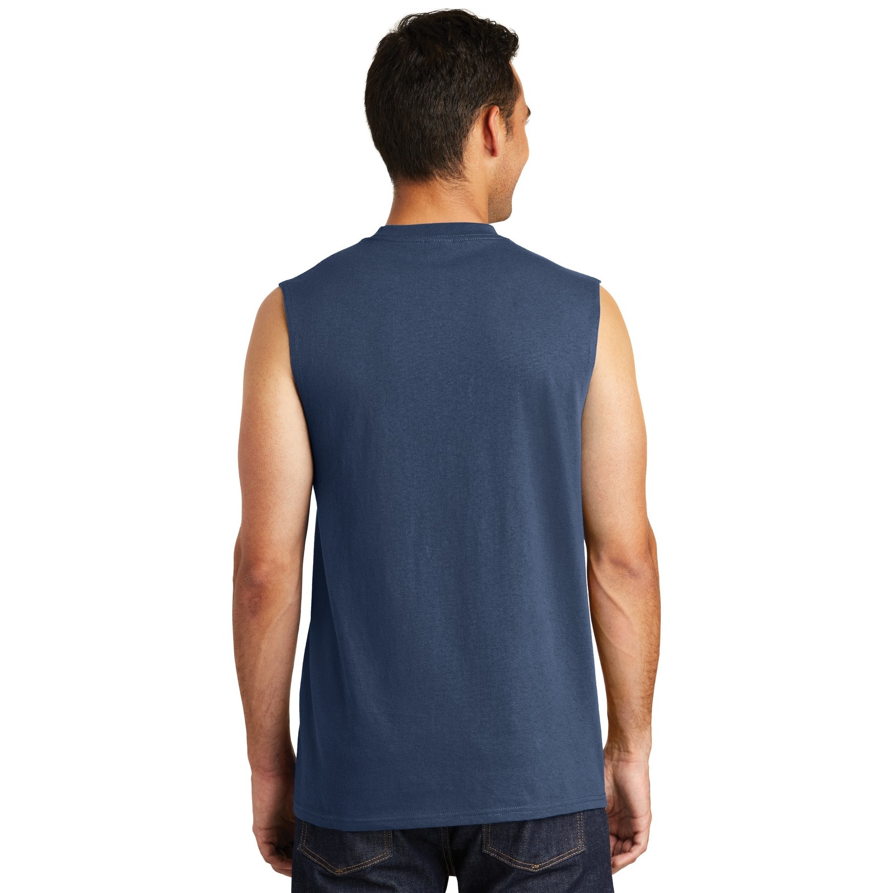 Port & Company® Men's Core Cotton Sleeveless T-Shirt