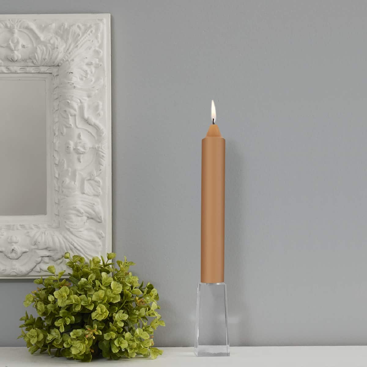 Root Candles 9" Unscented Smooth Collenette Taper Candles, 4ct.