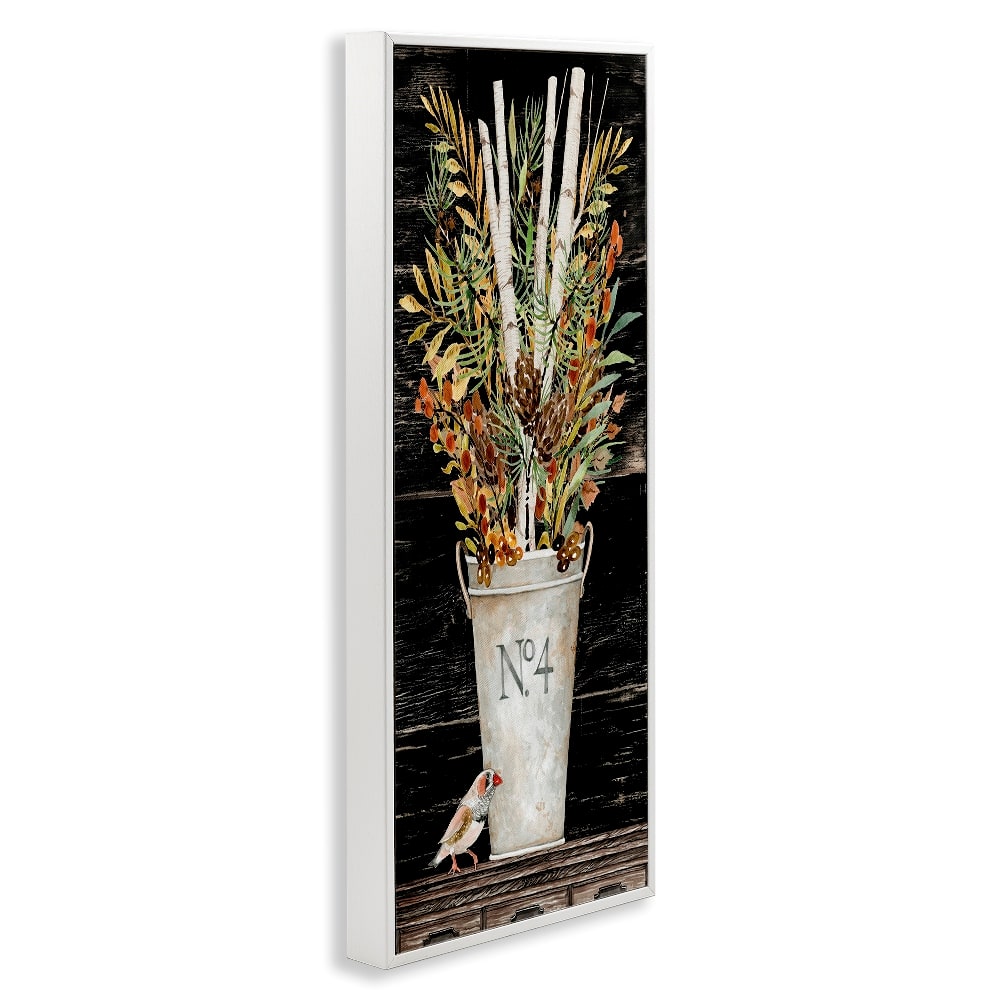 Stupell Industries Rustic Forest Greenery Bouquet Framed Giclee Wall Art
