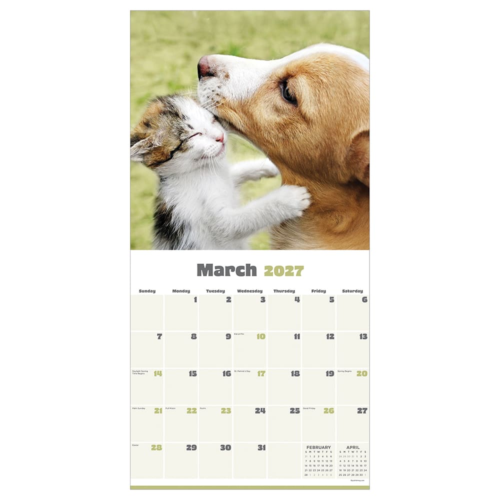 2027 Furry Friends Wall Calendar