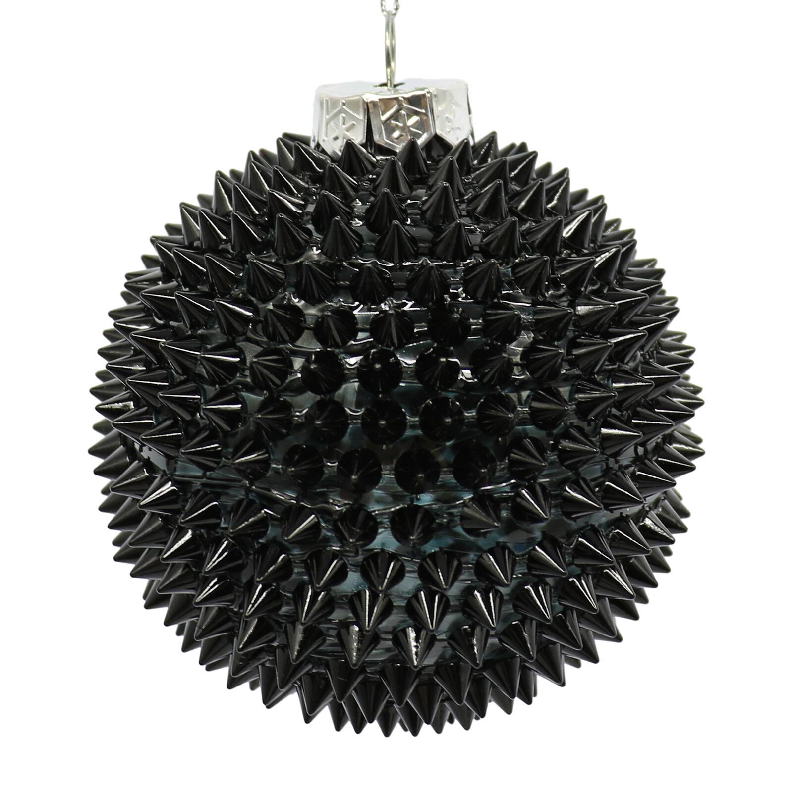 4" Black Nails Glass Ball Ornament by Ashland®