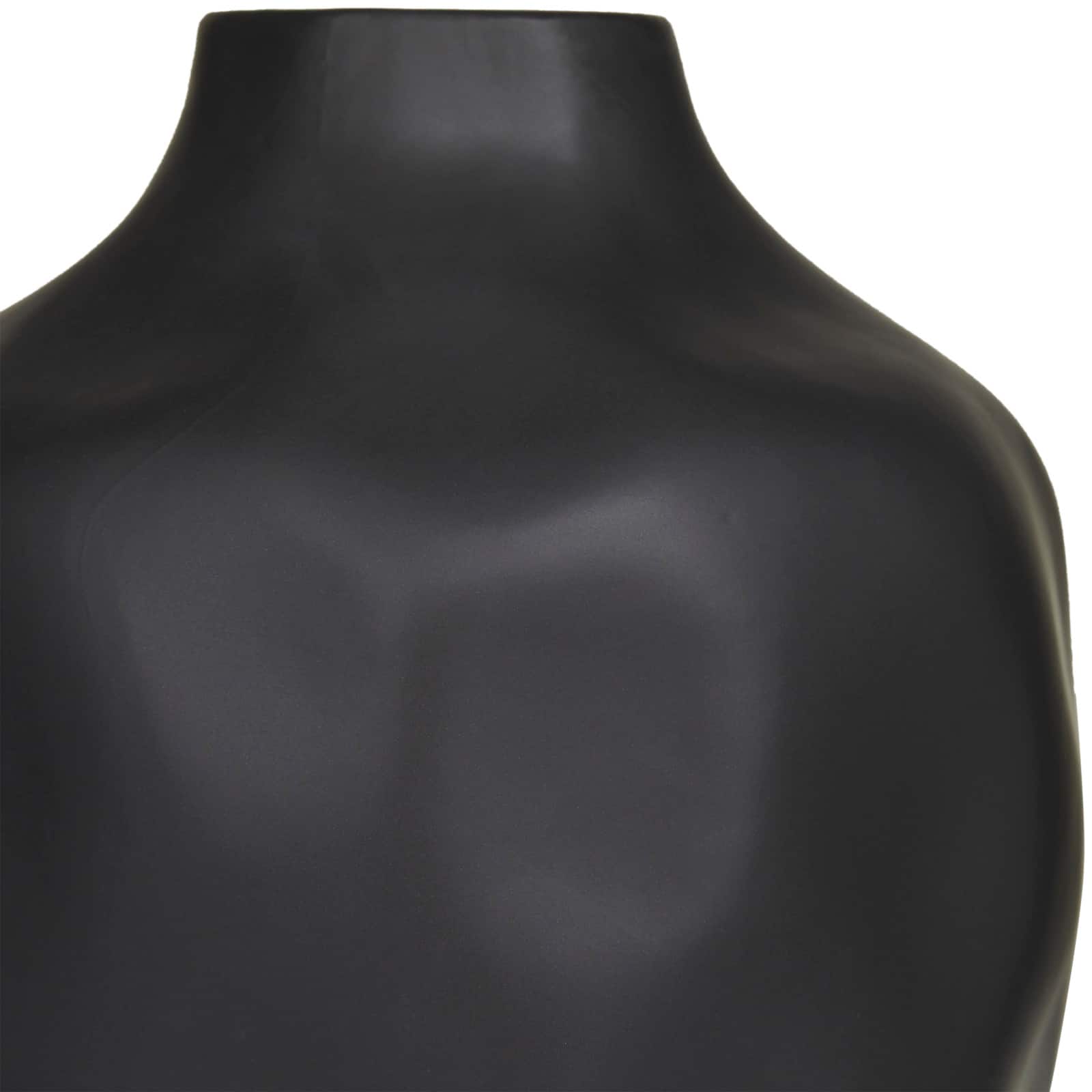 CosmoLiving by Cosmopolitan Ceramic Faceted Vase 9" x 9" x 14