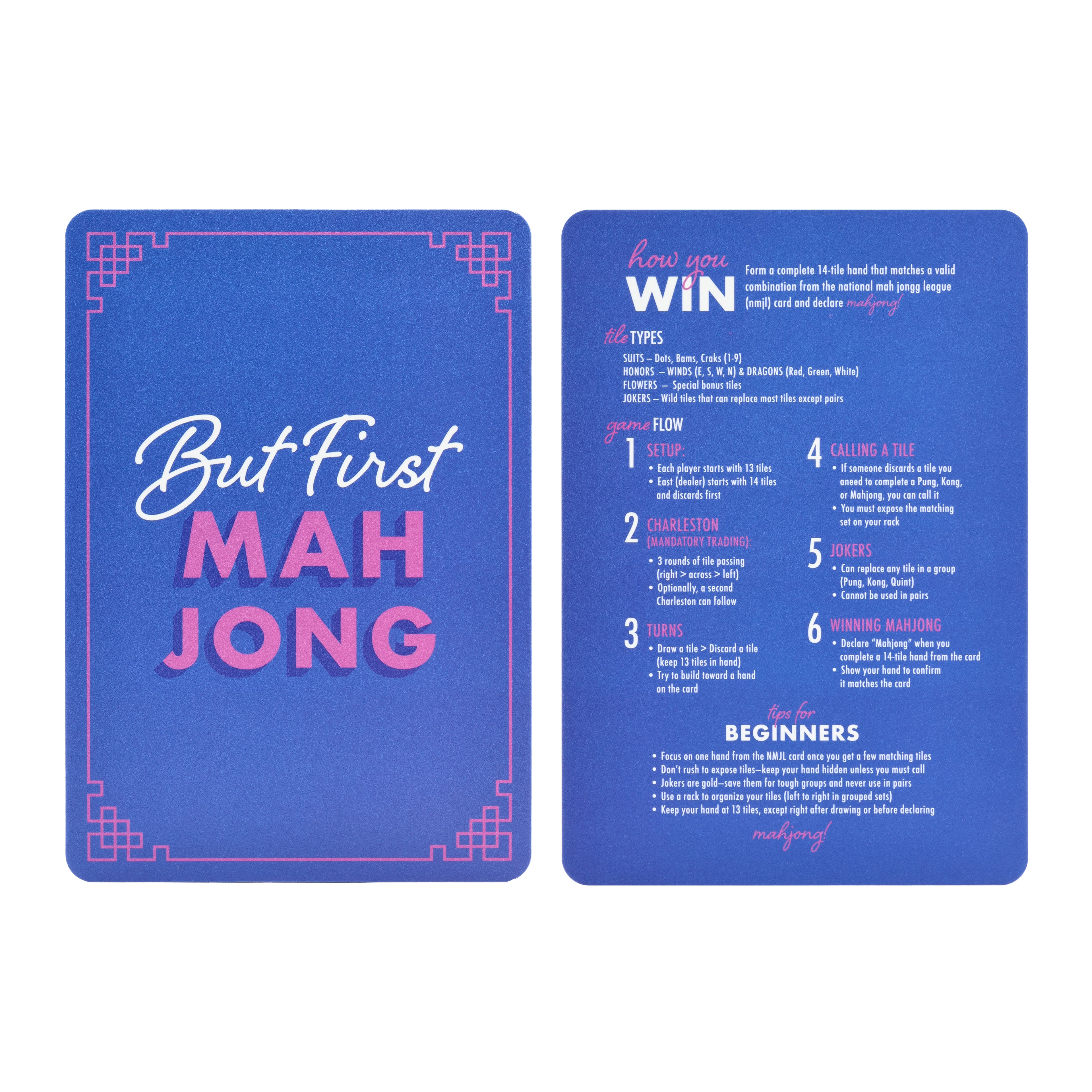 Mahjong Shuffle Cards
