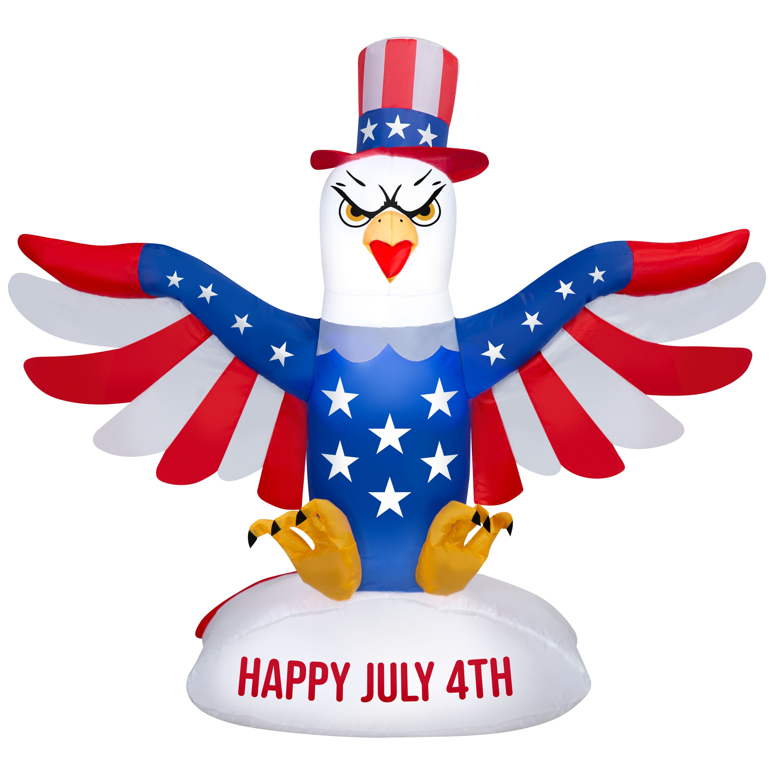 4ft. Airblown® Inflatable Patriotic American Eagle Independence Day Light Décor