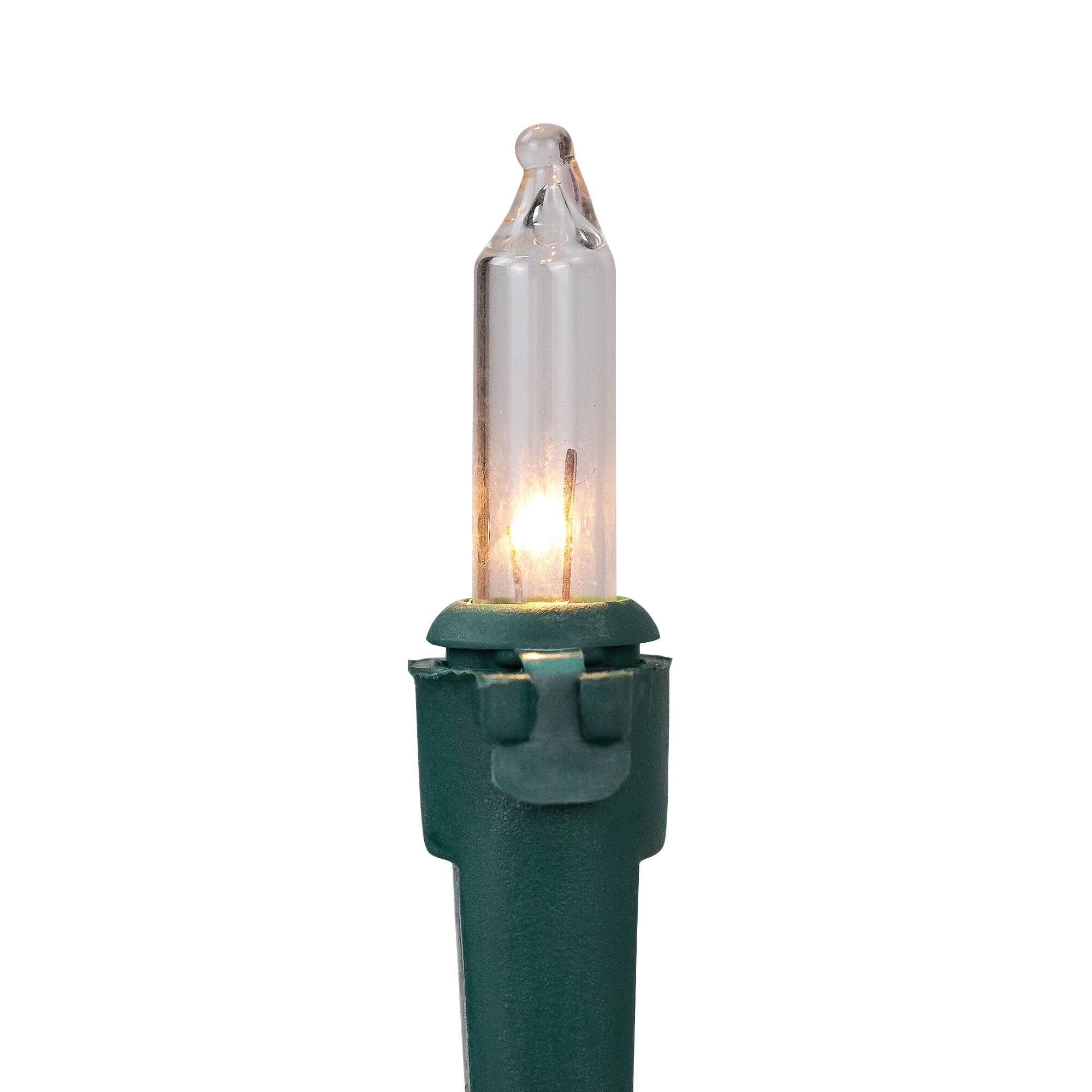 50ct. Mini Christmas String Lights with Green Wire