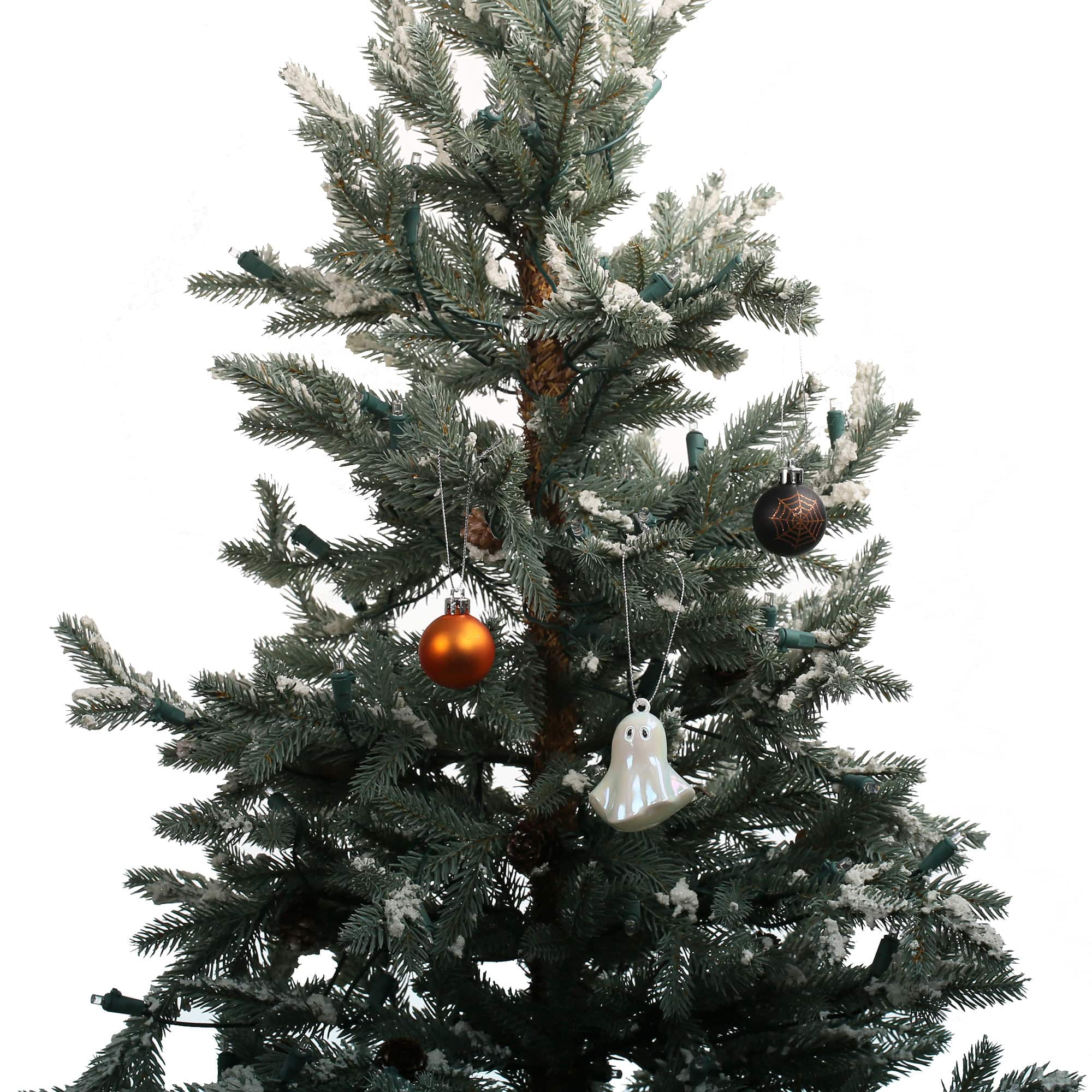 6 Pack Shatterproof Ghost & Ball Ornaments by Ashland®