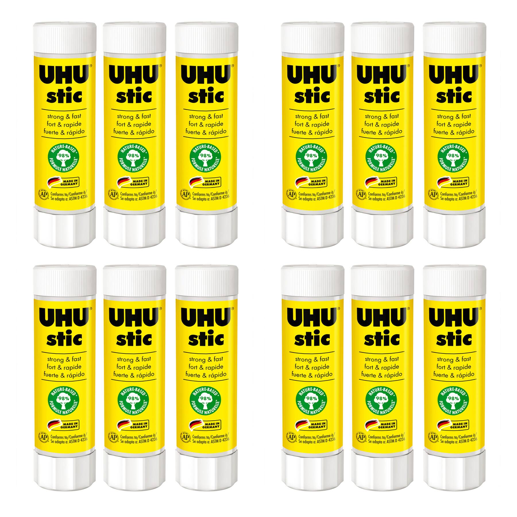 STAEDTLER® Clear UHU® Stic Permanent Glue Sticks