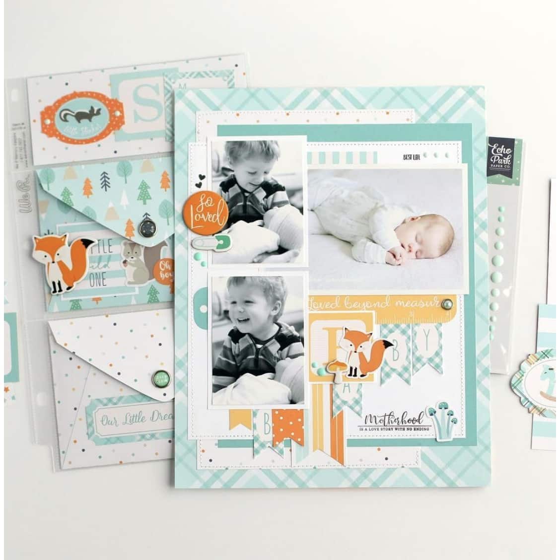 Echo Park™ Hello Baby Boy Collection Kit, 12" x 12"
