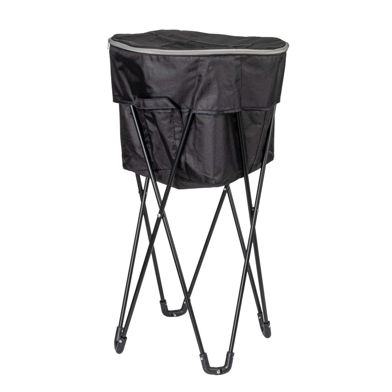 Household Essentials 2.75ft. Black Thermal Standing Cooler with Travel Bag