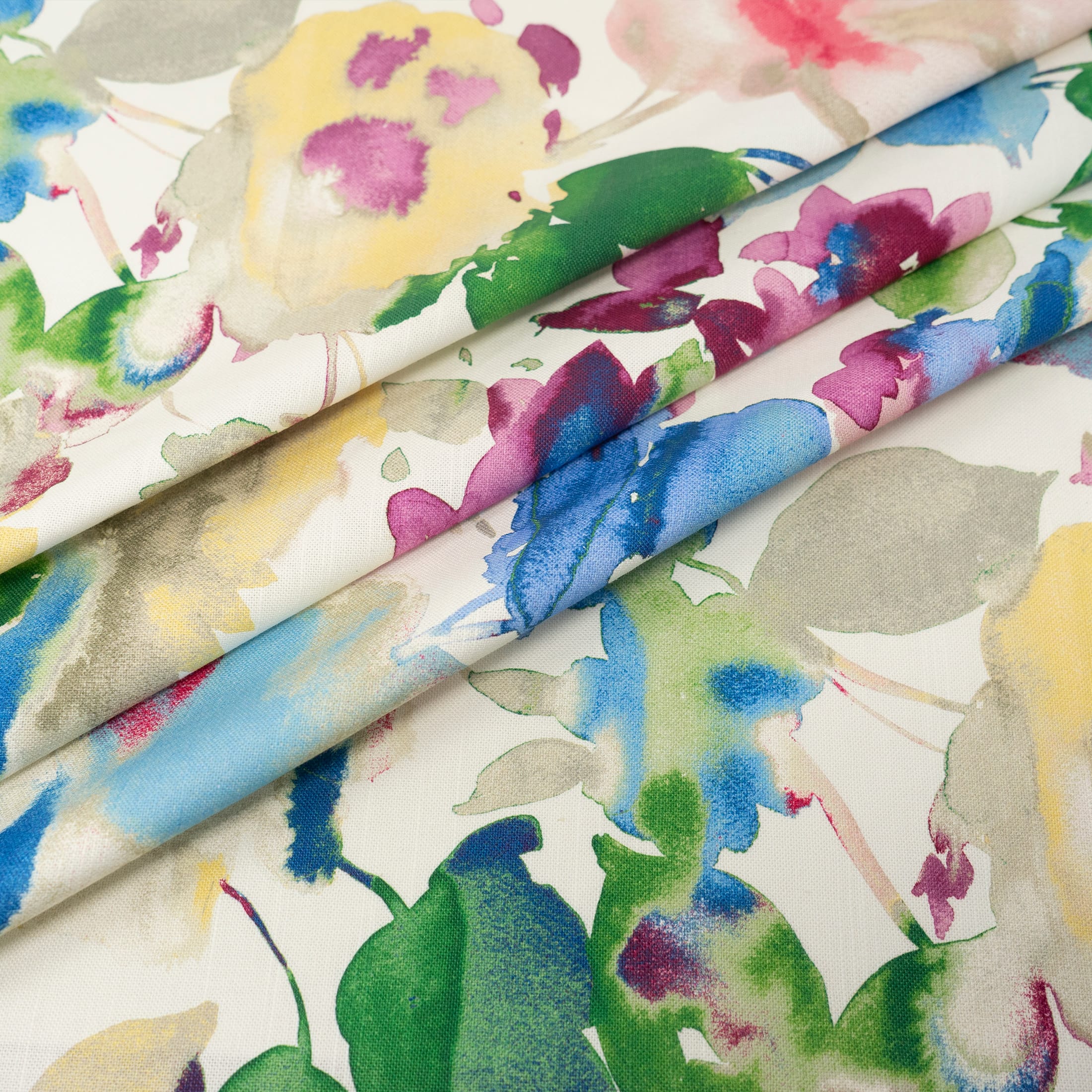 Waverly Aqua Fleur Bloom Upholstery Cotton Fabric