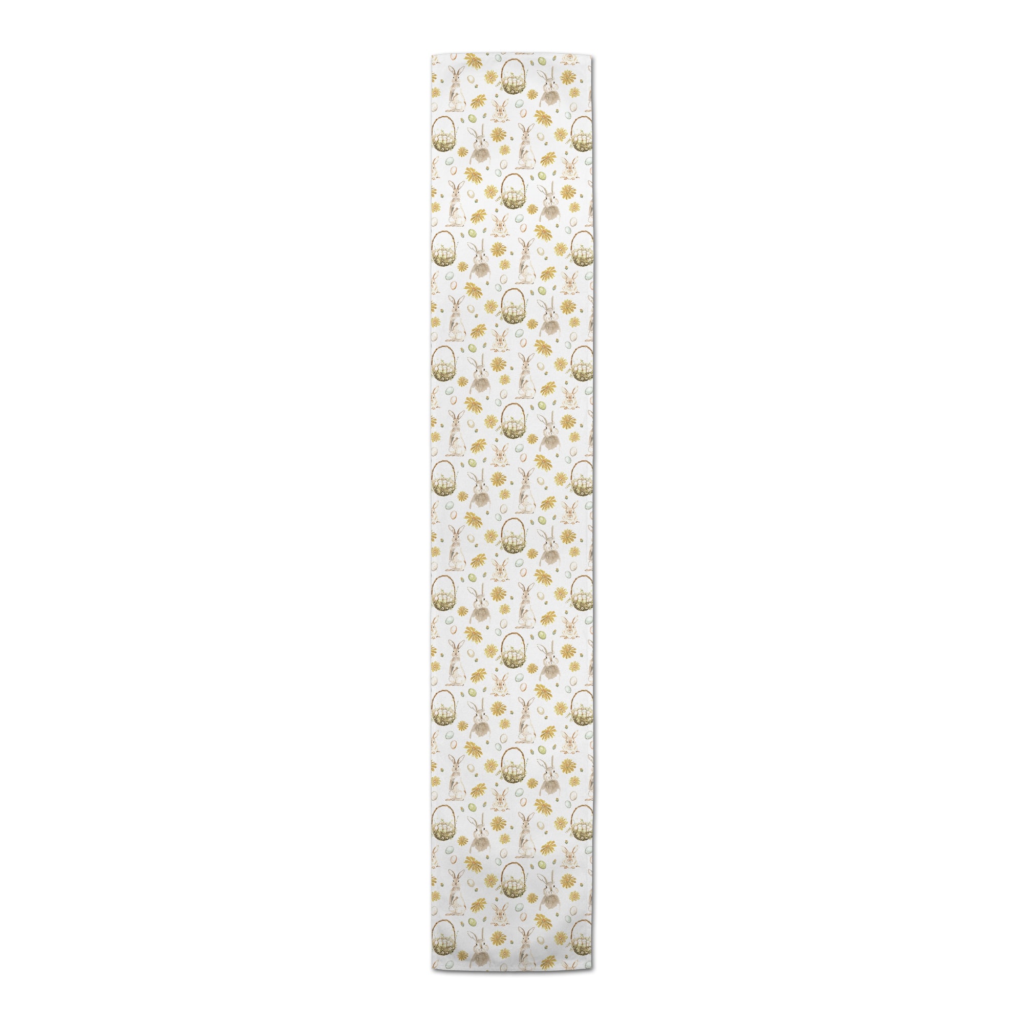 Easter Greetings Pattern Runner 2 16" x 90" Cotton Twill Runner