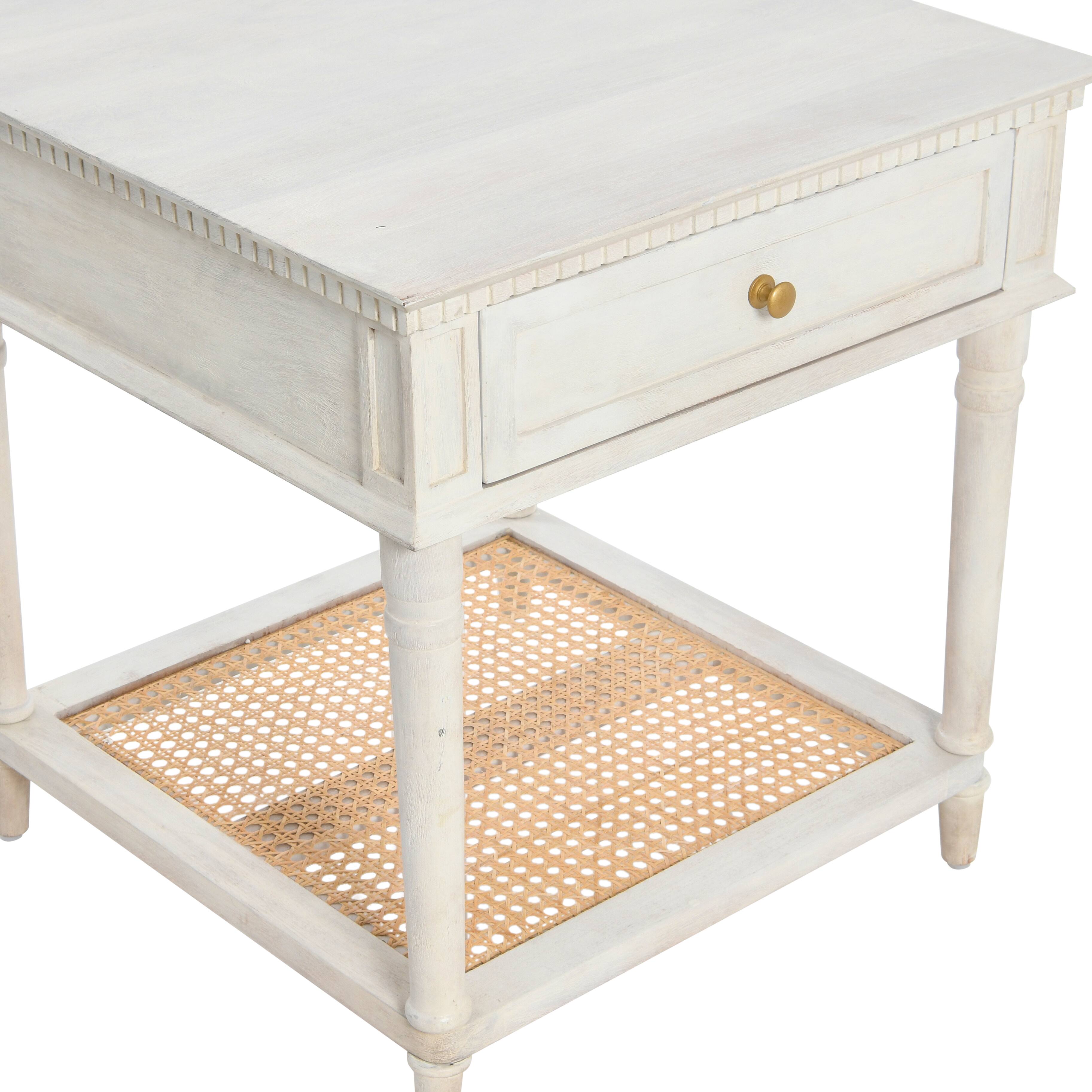 Hello Honey® 25" Maxwelton Solid Wood End Table with Drawer