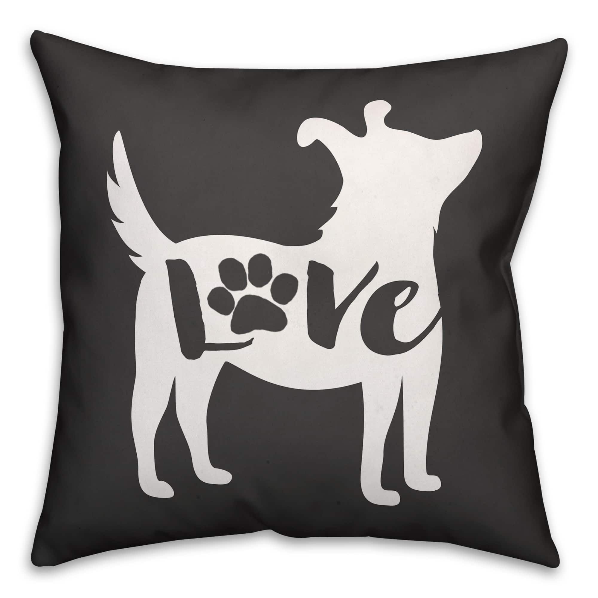 Pooch Love Throw Pillow