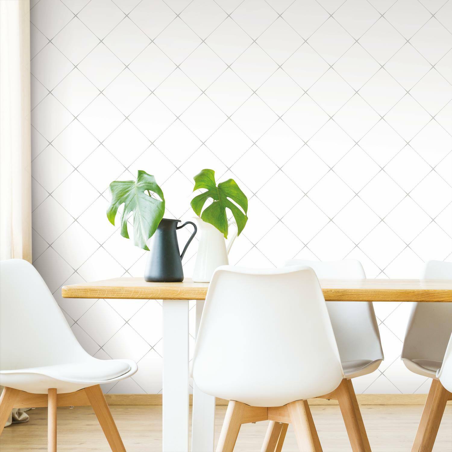 RoomMates Diamond Tile Geo Peel & Stick Wallpaper