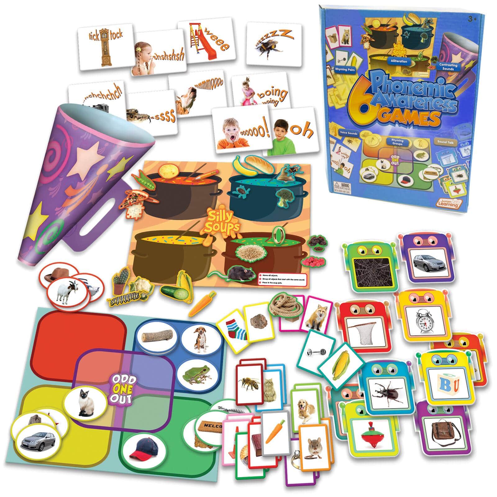 Junior Learning® 6 Phonemic Awareness Games | Michaels®