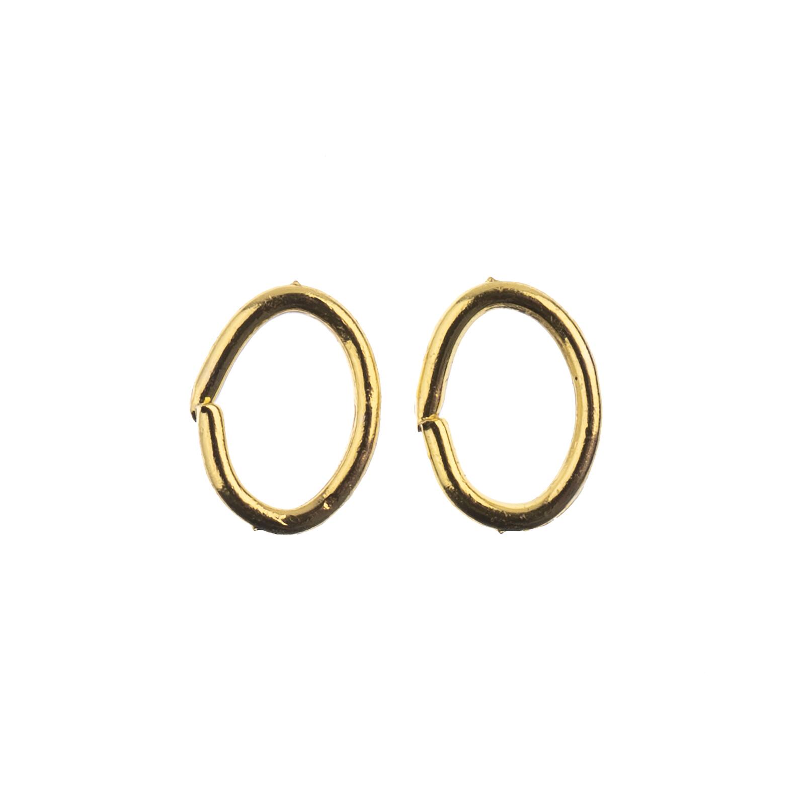 John Bead Must Have Findings 6mm Oval Jump Rings