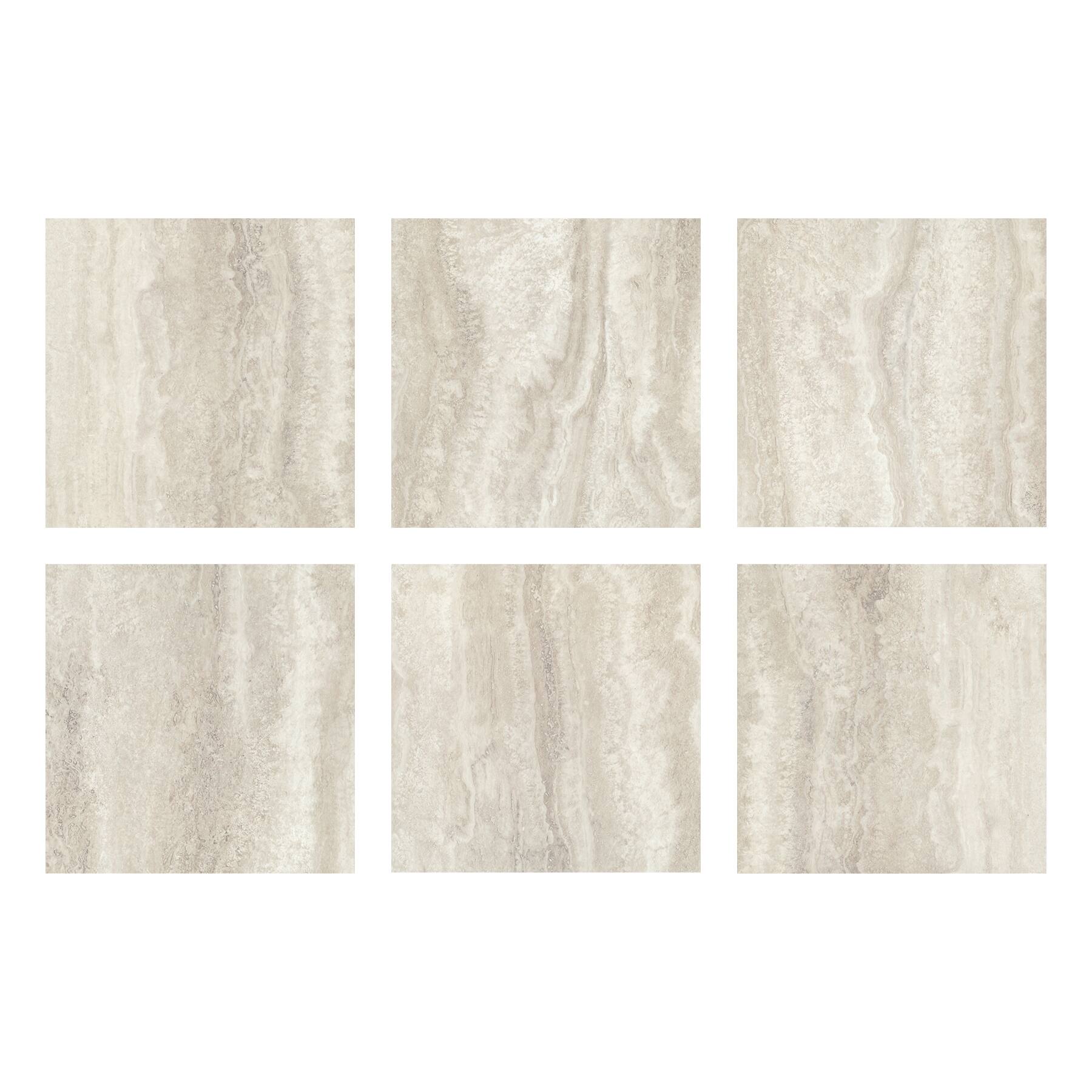 FloorPops Platinum Peel & Stick Floor Tiles