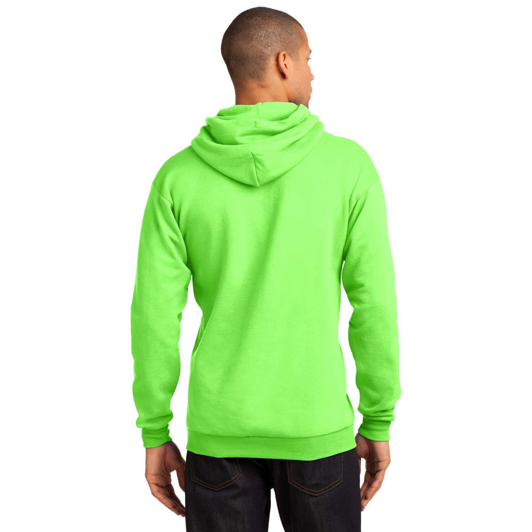 Port & Company® Neon Core Fleece Pullover Hooded Sweatshirt