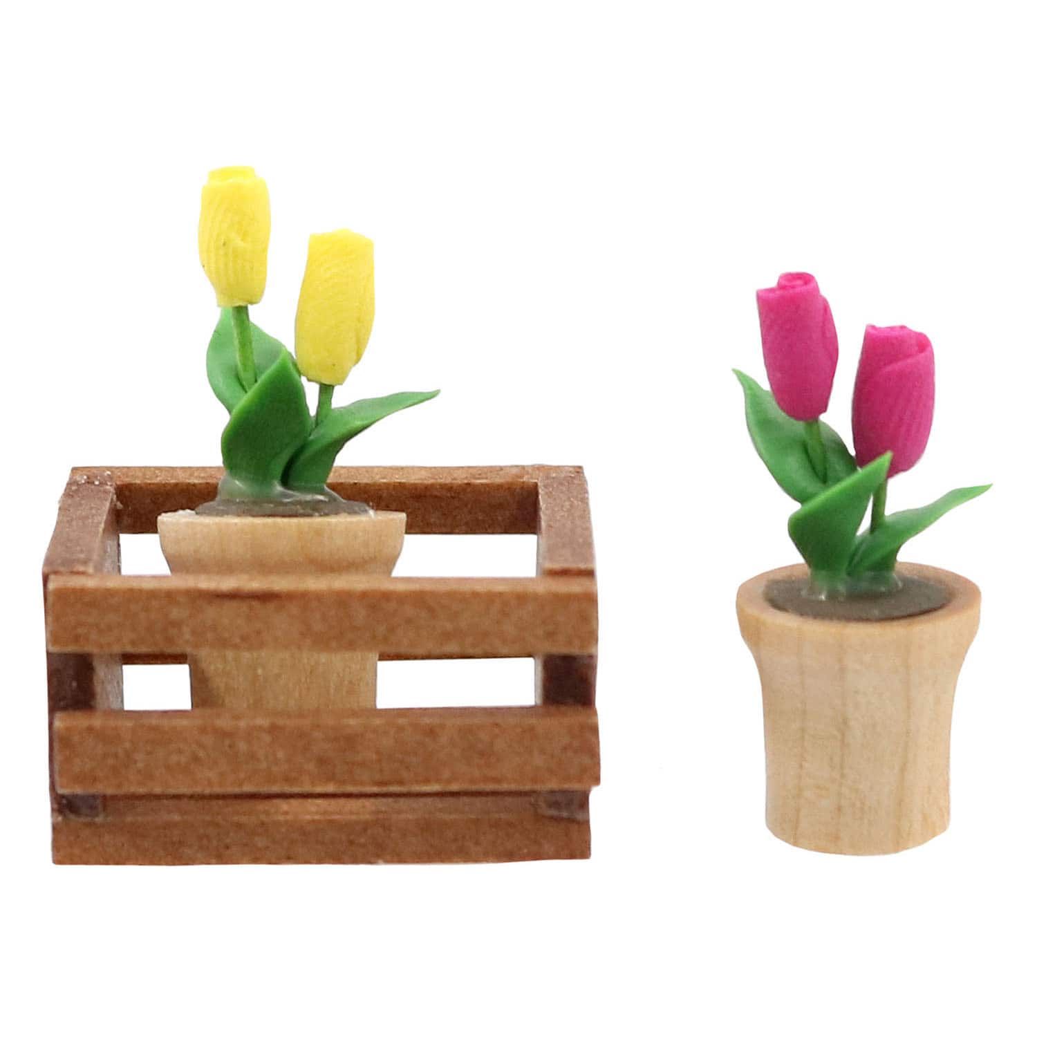 Mini Roses in Crate Decoration Set by Ashland®