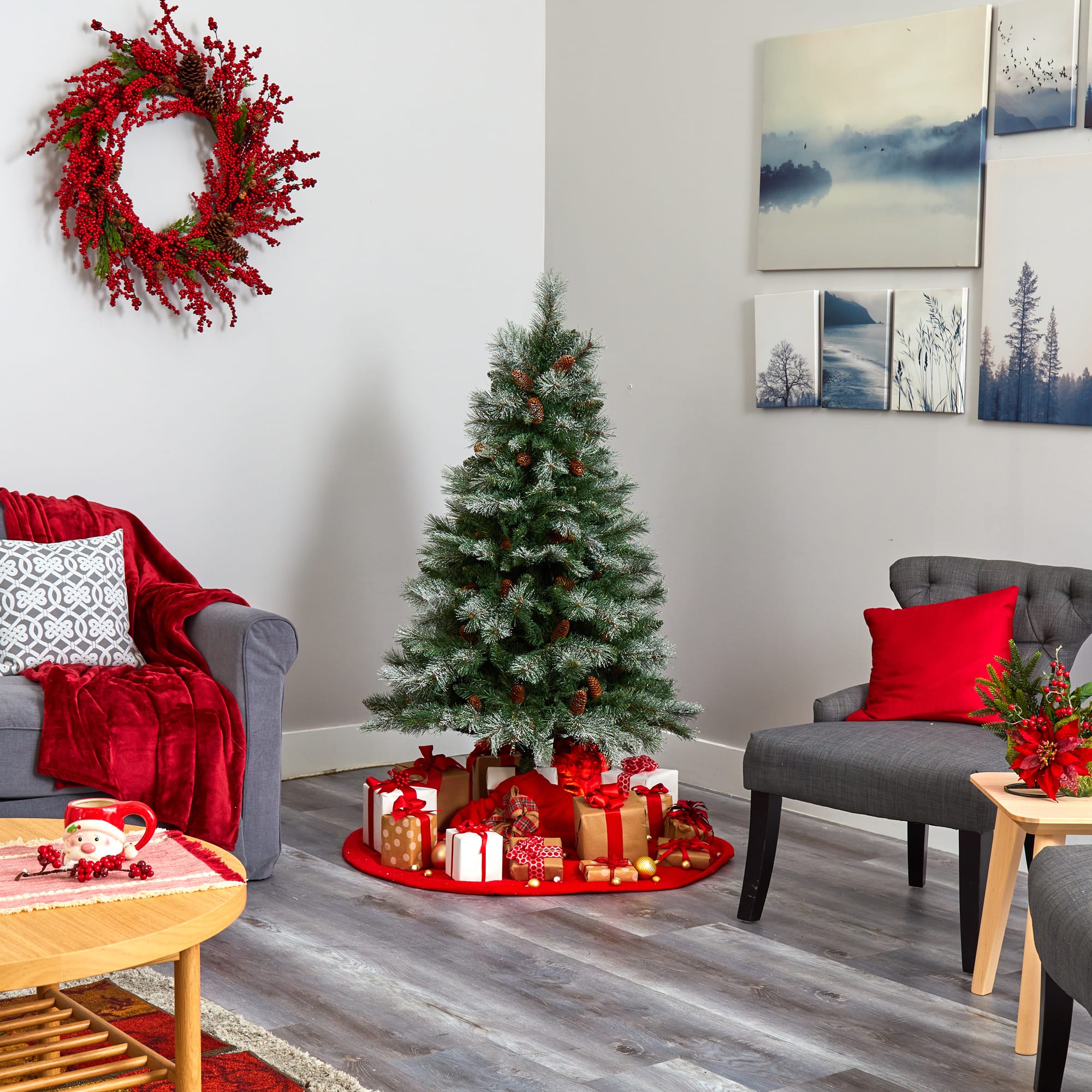 5ft. Unlit French Alps Mountain Pine Artificial Christmas Tree