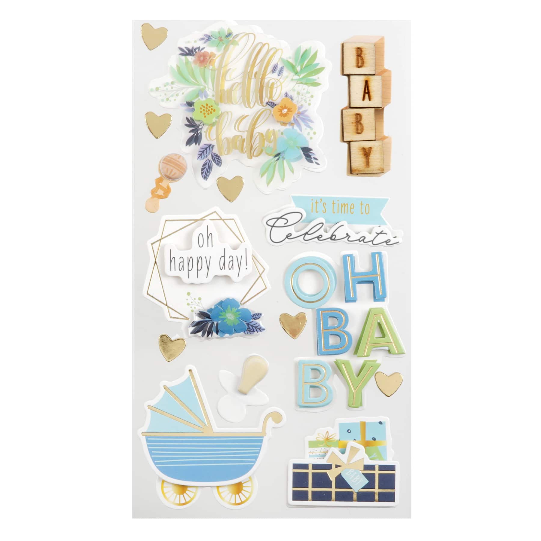 Hello Baby Stickers by Recollections