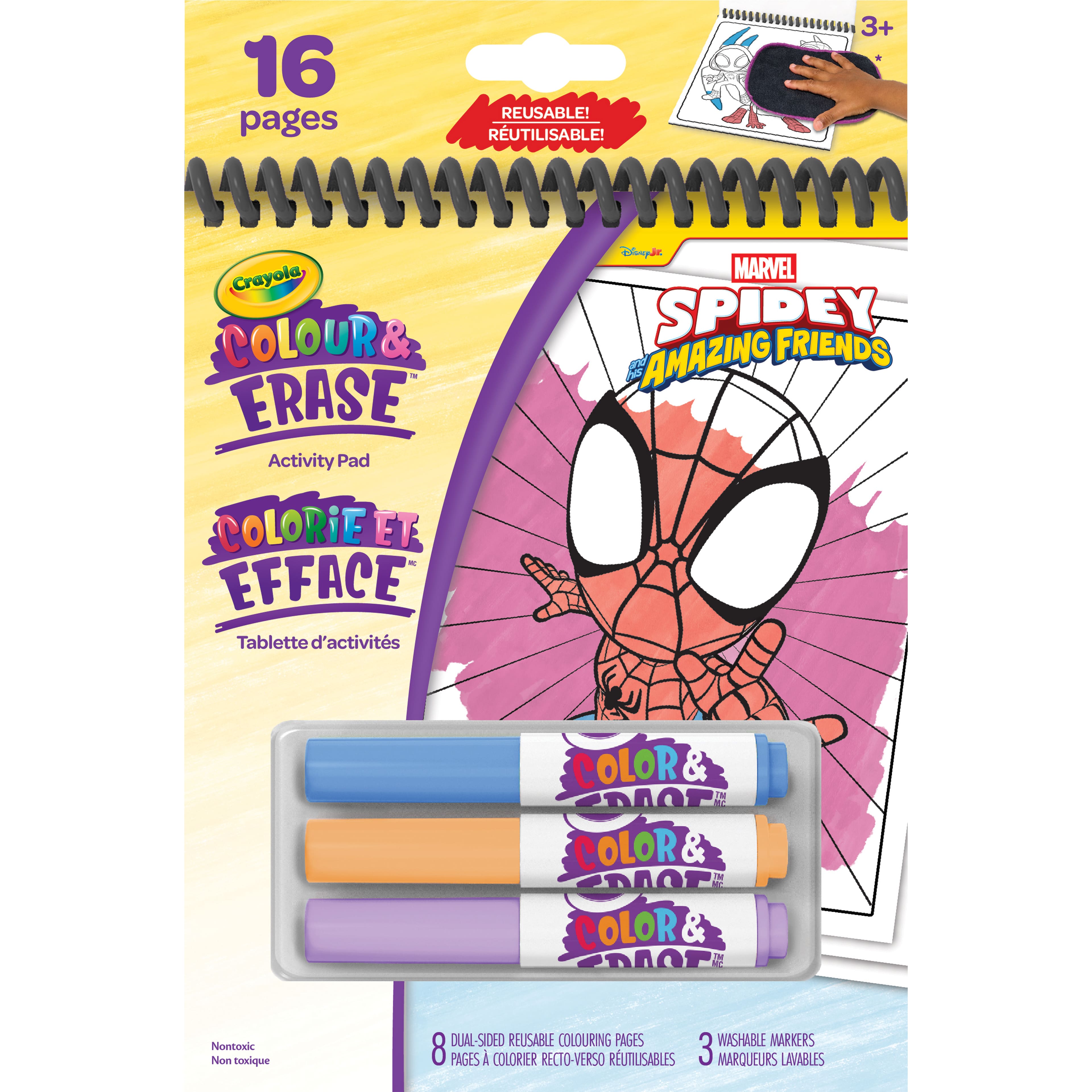Crayola® Colour & Erase™ Spidey Activity Pad with Markers