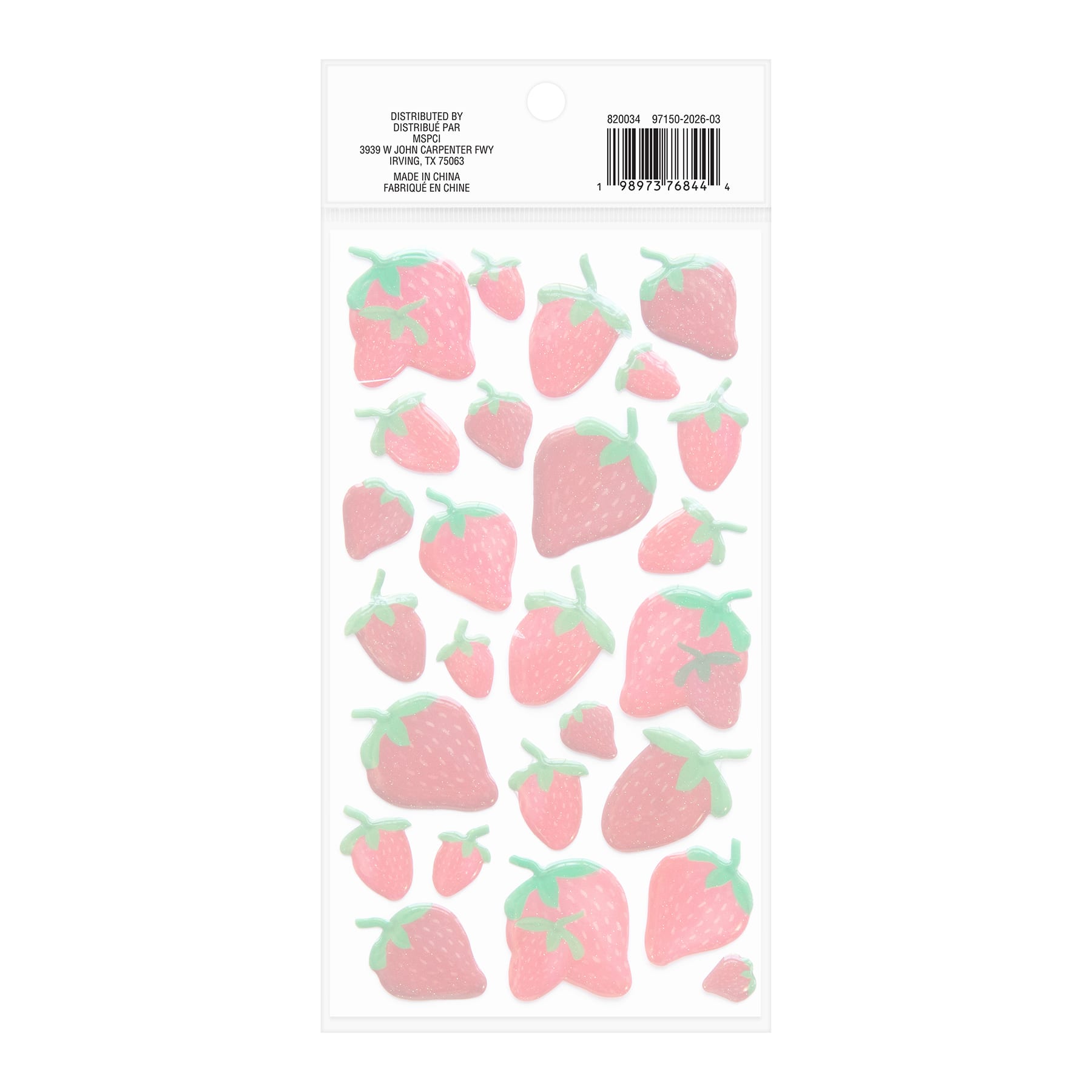 Strawberry Epoxy Sticker by Recollections™