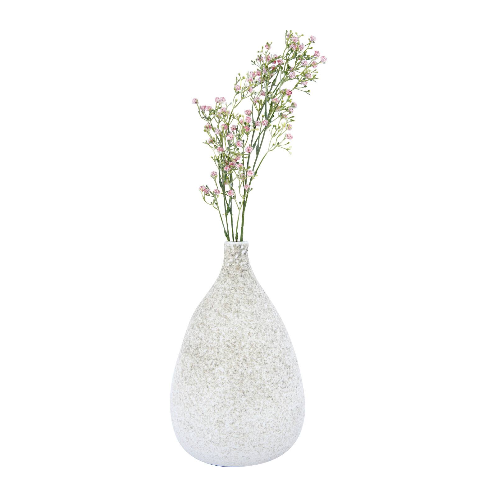 Hello Honey® 12" Medium Textured Terracotta Vase with Distressed Finish