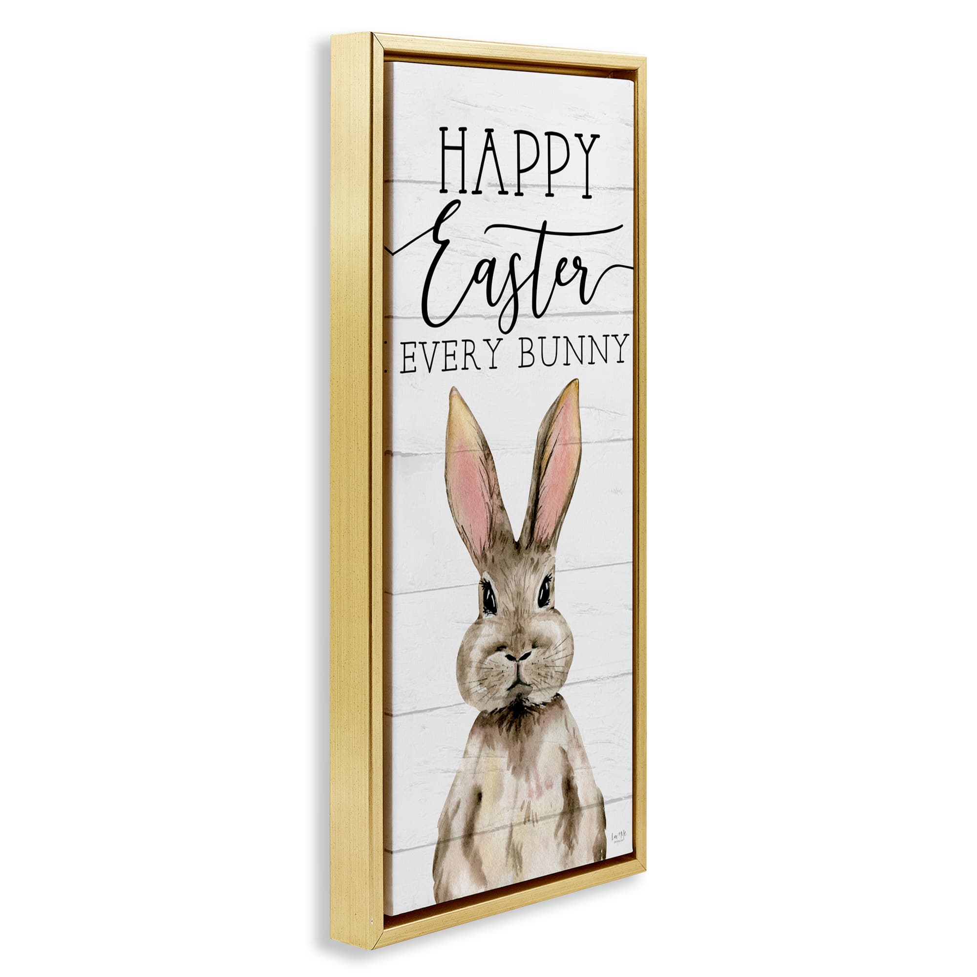 Stupell Industries Happy Easter Every Bunny Floating Frame Wall Art