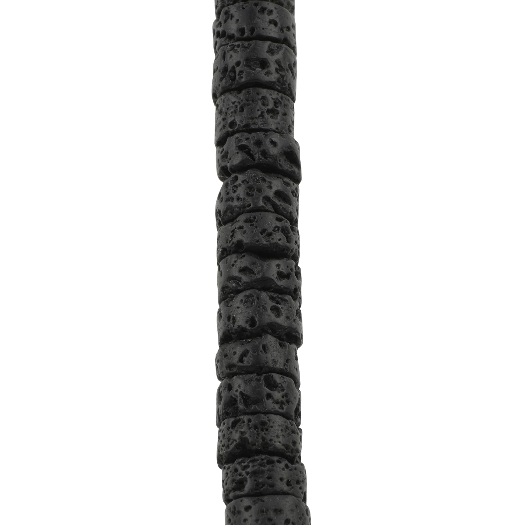 12 Pack: Black Lava Heishi Beads by Bead Landing™