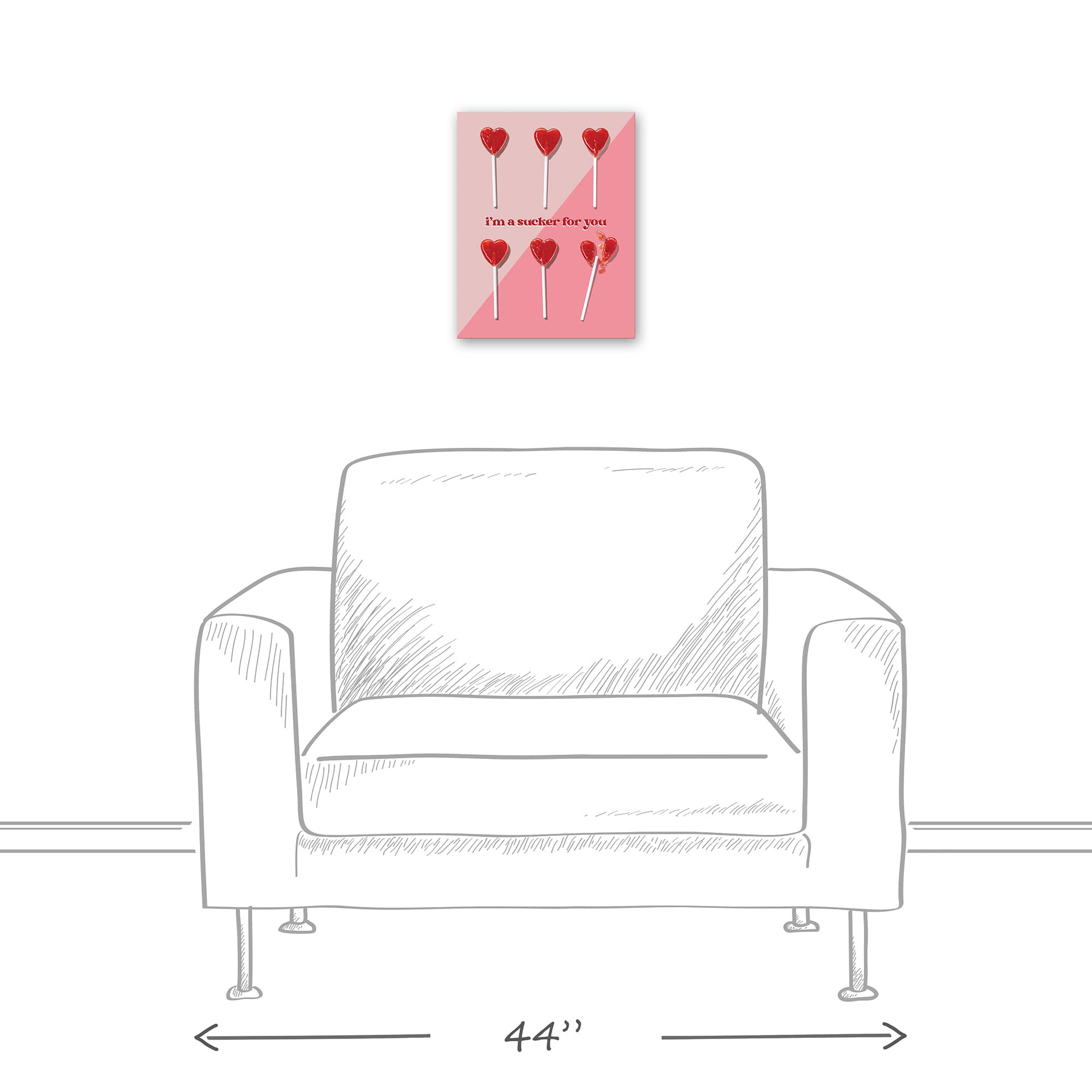 14" I'm a Sucker for You Canvas Wall Art