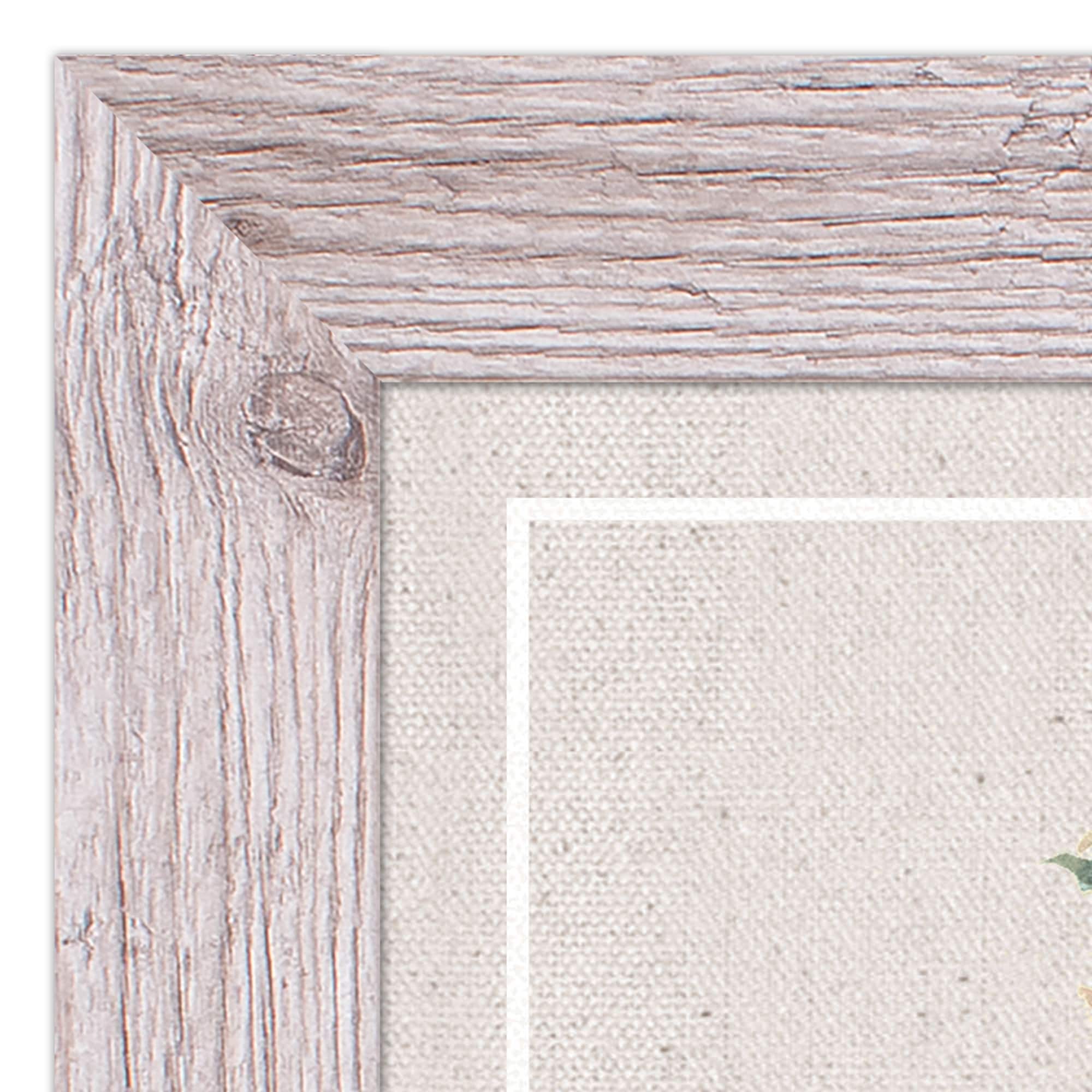 Framed Western Faded Linen Floral Print