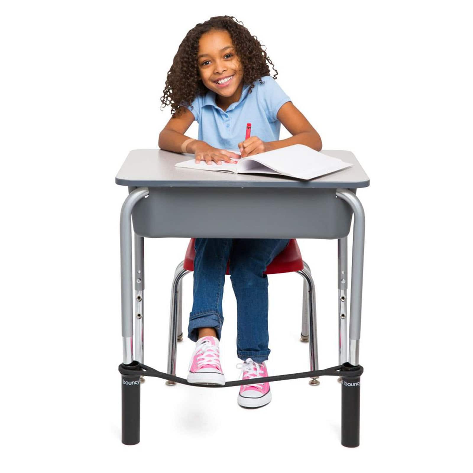 Educators Resource Bouncy Bands for Desk, Black