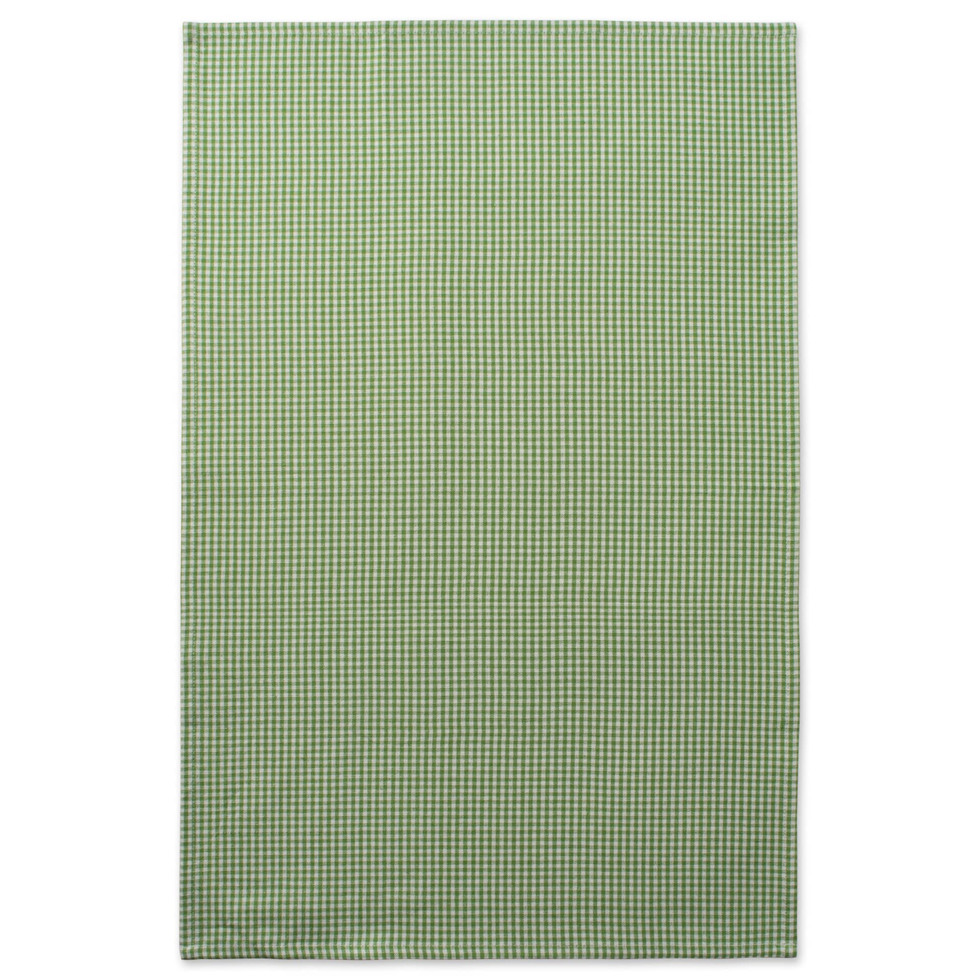 DII® Green Check & White Happy Holidays Dishtowel Set