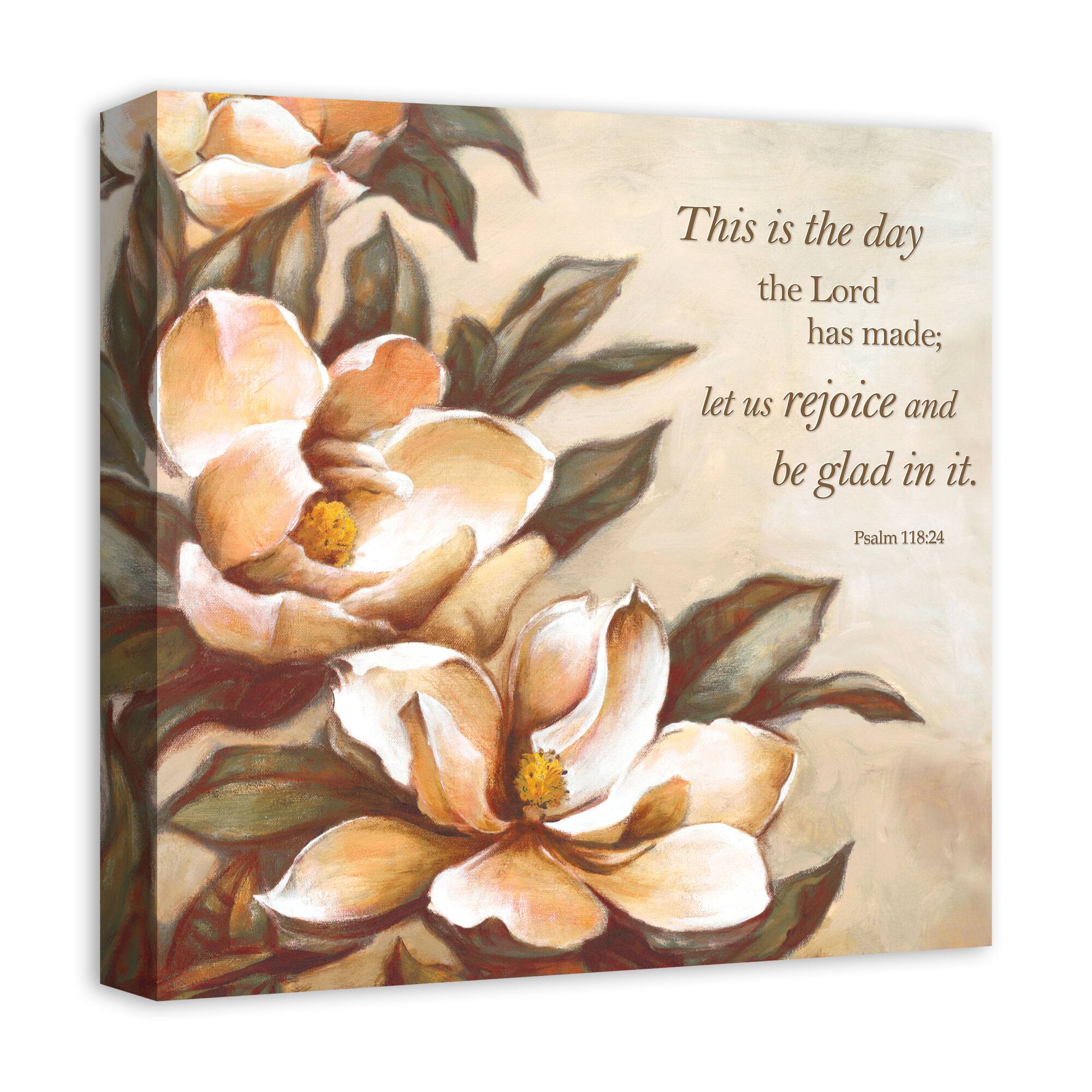 This Is The Day 16" x 16" Canvas Wall Art