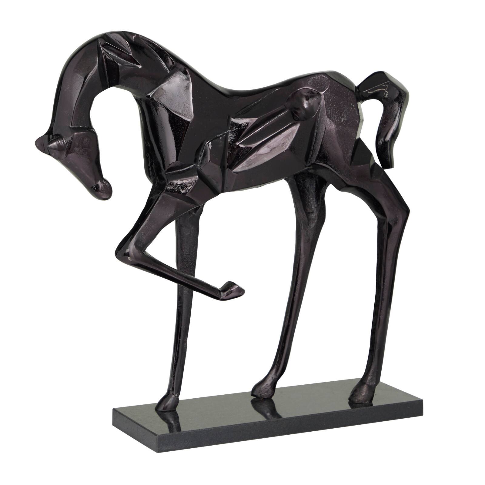 19" Aluminum Horse Sculpture