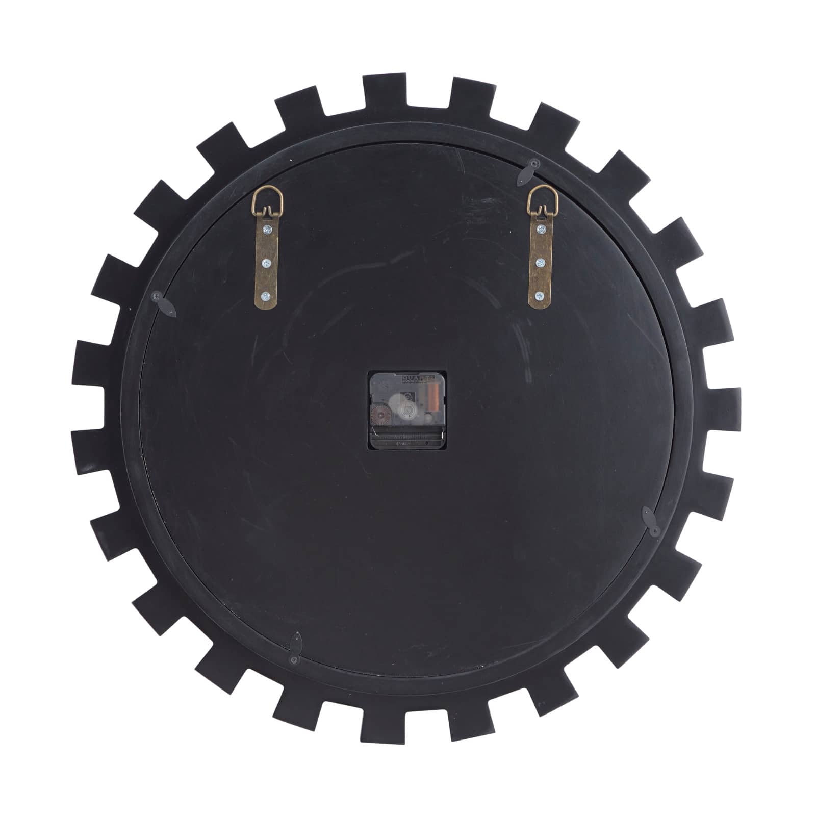 Silver MDF Glam Wall Clock, 20" x 3" x 20"