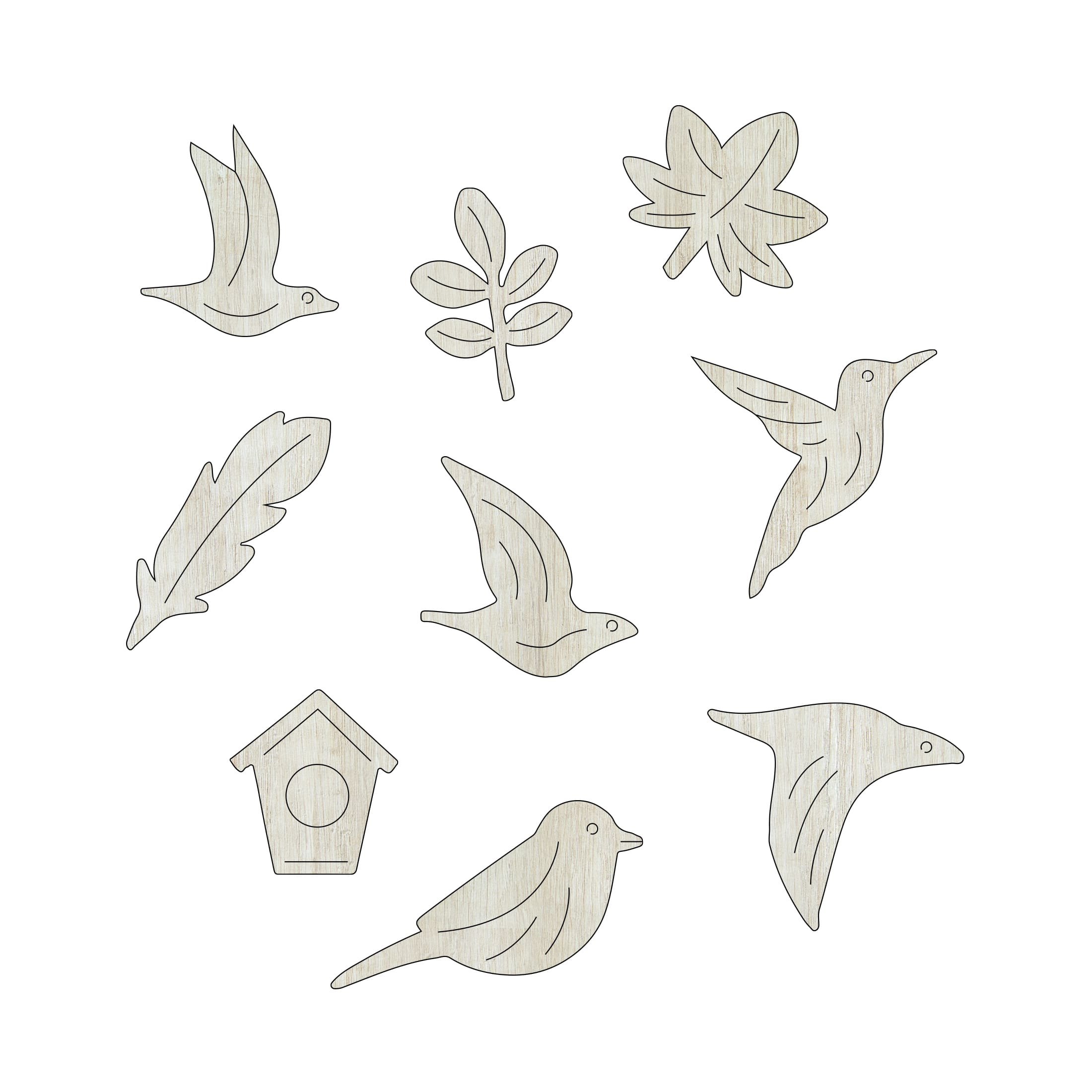 Wooden Jigsaw Puzzle - Birds: 402 Pcs