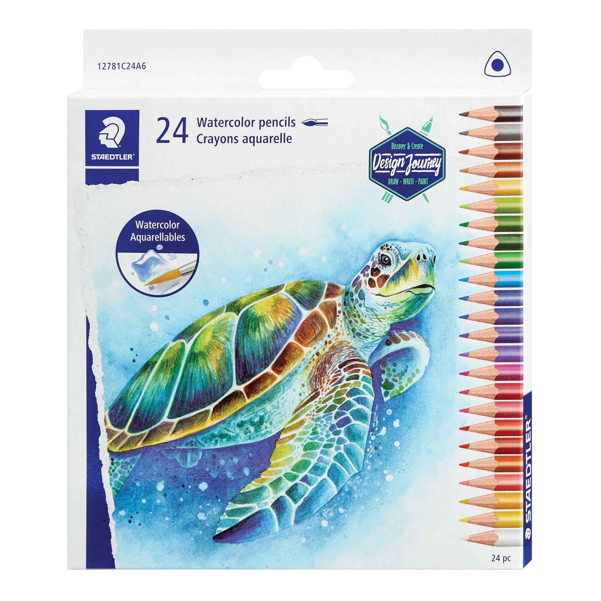 STAEDTLER® Triangular Watercolor Pencil Set