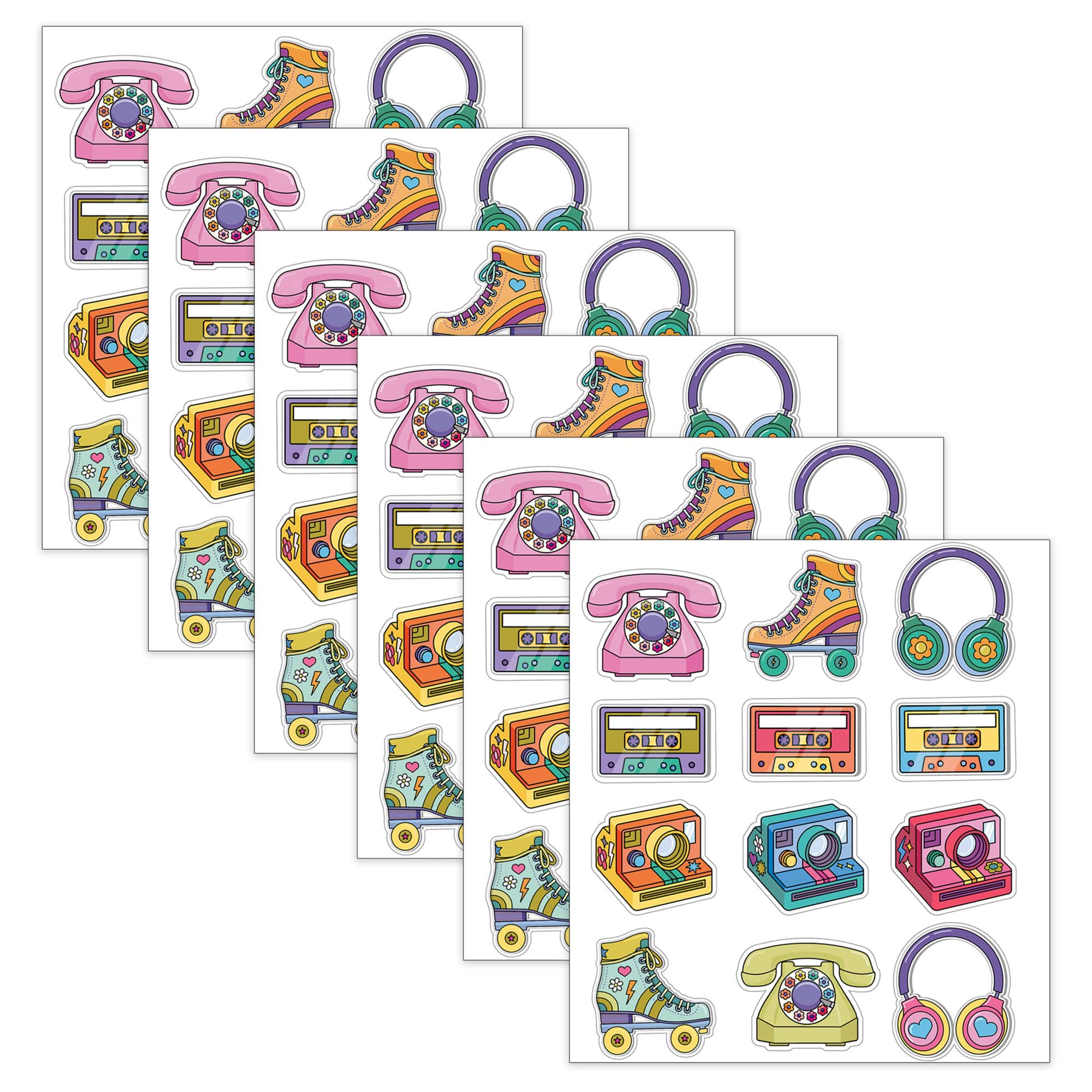 Carson Dellosa® Education Retro Remix Cutouts Set, 6 ct.